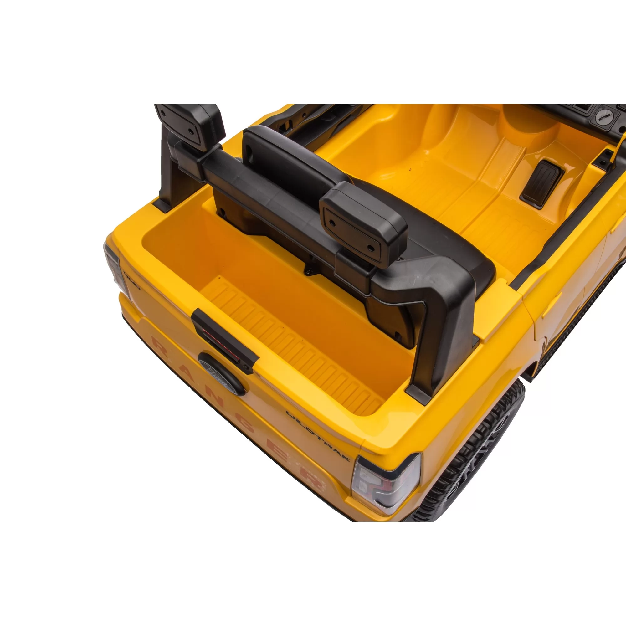 Official Licensed Ford Ranger Wildtrak Kids Ride-On Pickup Truck 12V with 2.4G Remote, Opening Cargo Bed & MP3