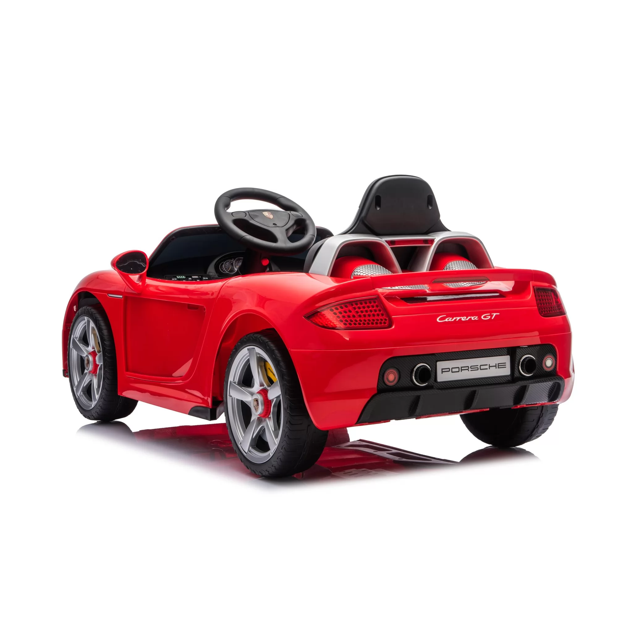 Official Licensed Porsche Carrera GT 12V Kids Ride-On Car with 2.4G Remote, Engine Sound & MP3