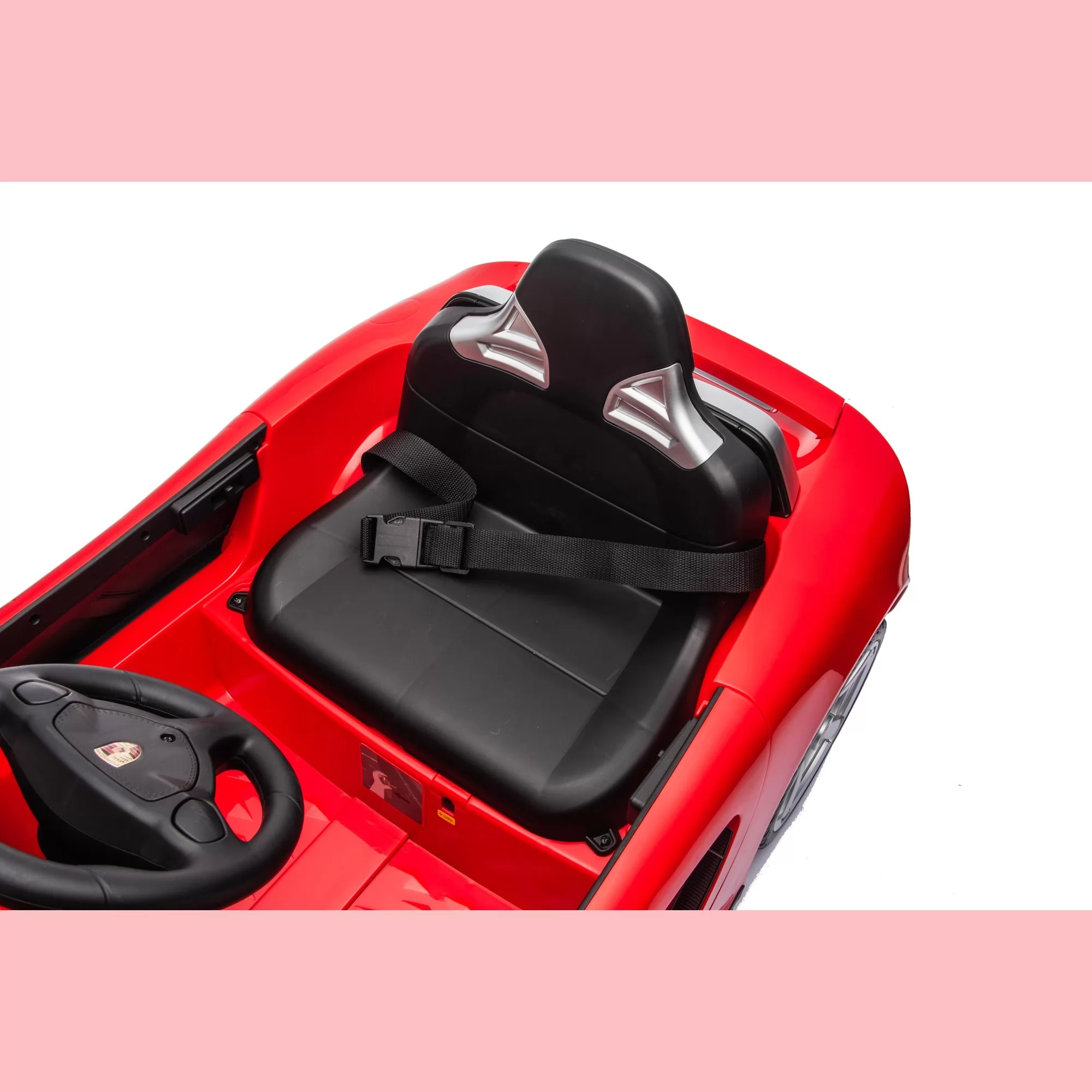 Official Licensed Porsche Carrera GT 12V Kids Ride-On Car with 2.4G Remote, Engine Sound & MP3