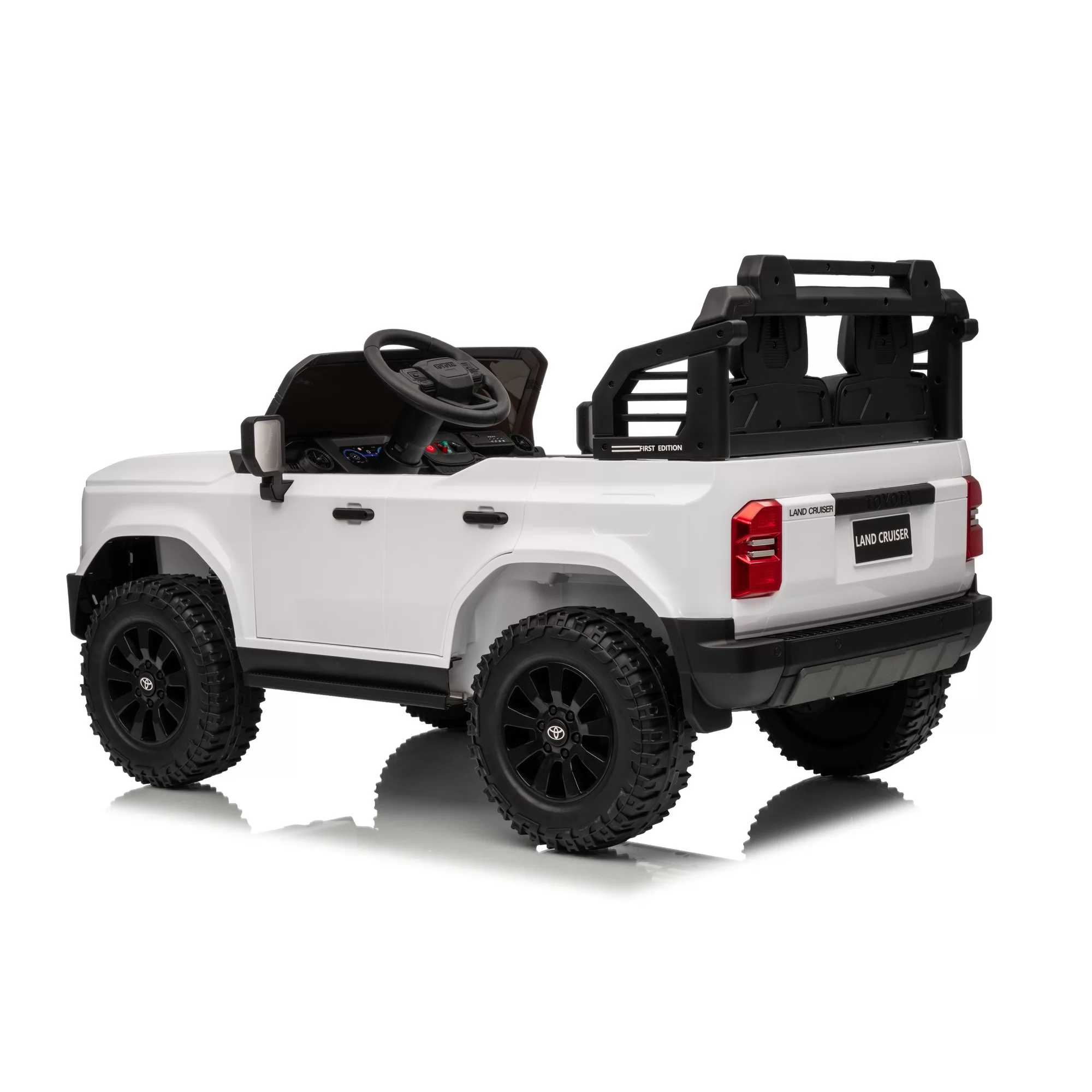 Official Licensed Toyota Prado Kids Ride-On Car 12V/24V with 2.4G Remote Control, Openable Doors & LED Lights