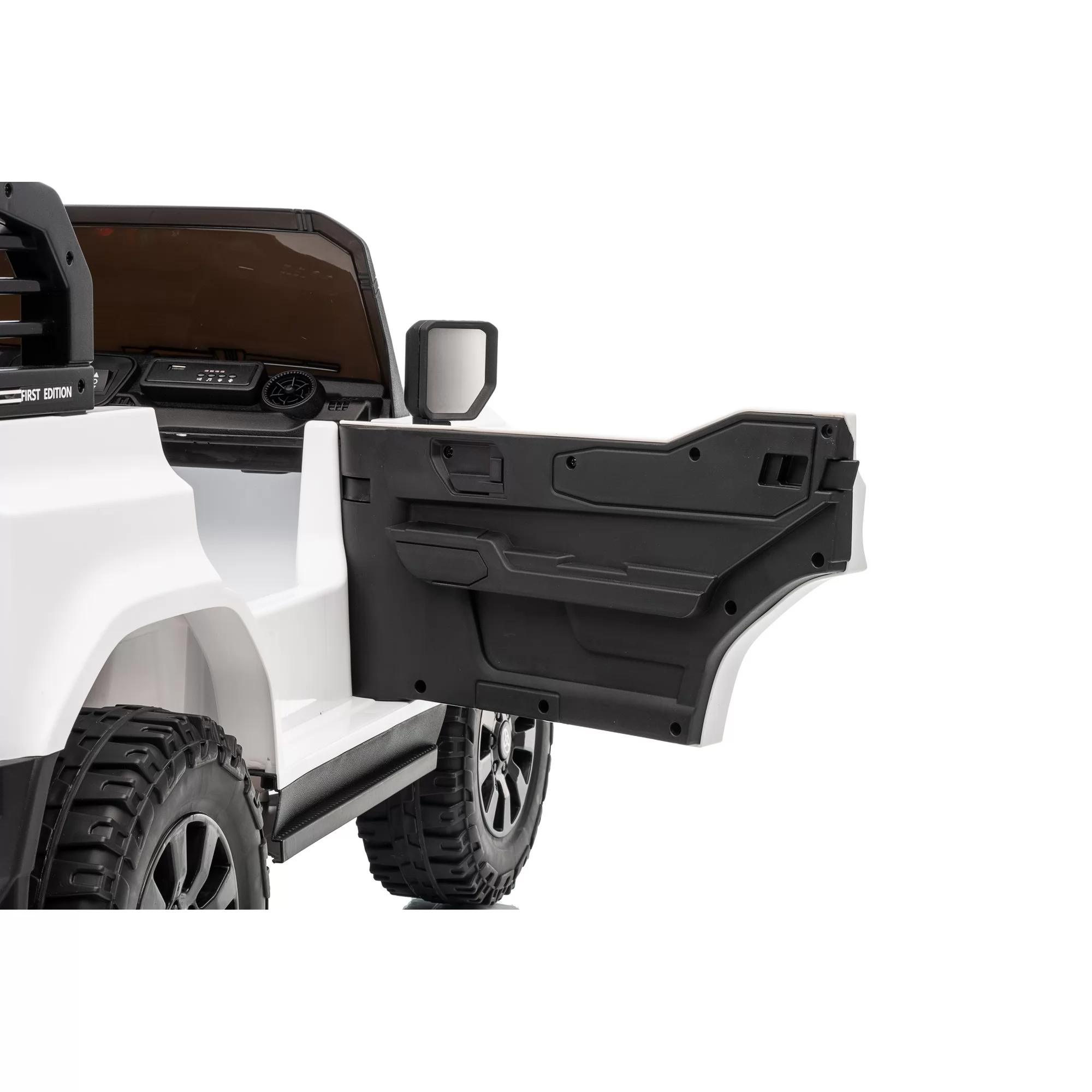 Official Licensed Toyota Prado Kids Ride-On Car 12V/24V with 2.4G Remote Control, Openable Doors & LED Lights