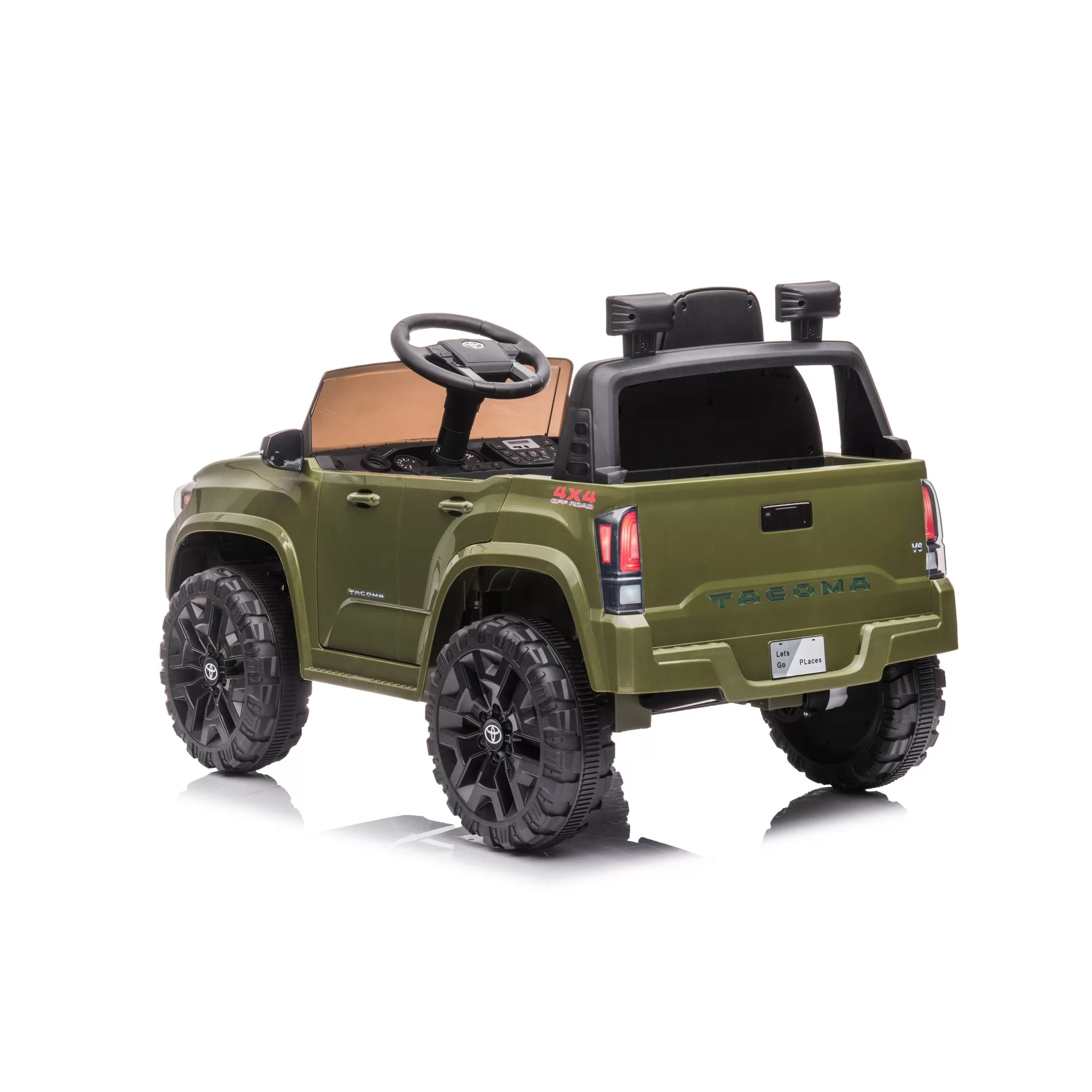 Official Licensed Toyota Tacoma Kids Ride-On Truck 12V with 2.4G Remote Control and LED Light Bar