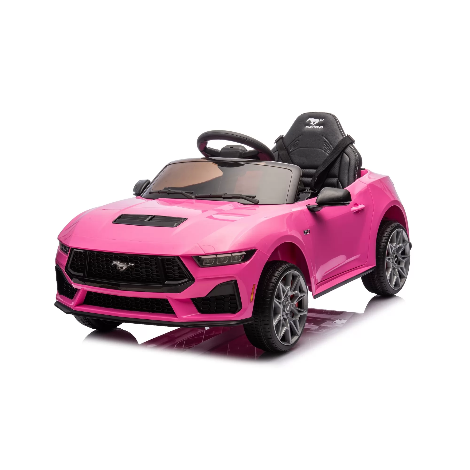 Official Licensed Ford Mustang GT Convertible 12V Ride-On Car with 2.4G Remote, MP3 & 6 Colors