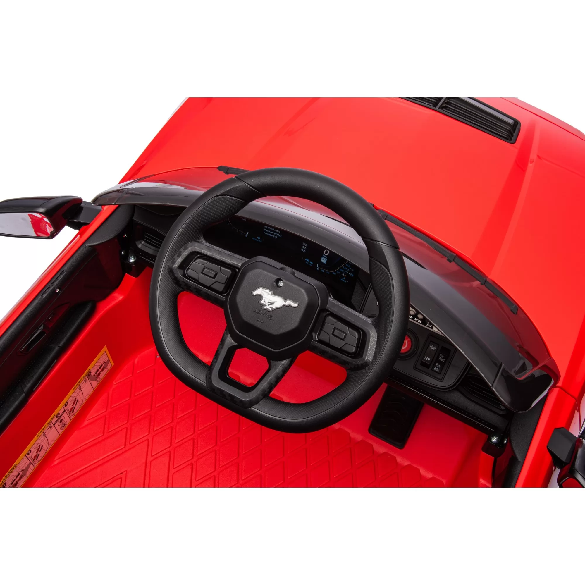 Official Licensed Ford Mustang GT Convertible 12V Ride-On Car with 2.4G Remote, MP3 & 6 Colors