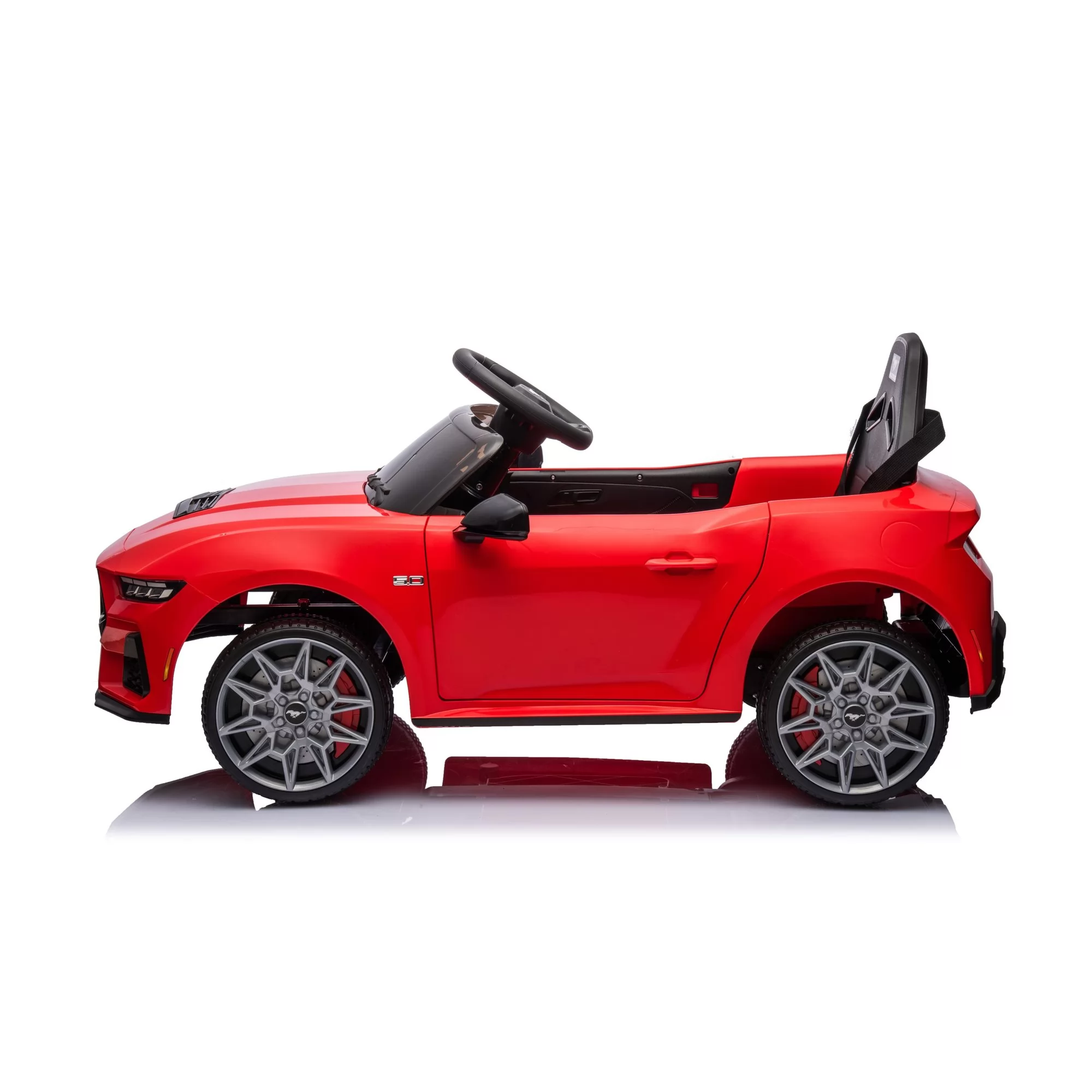 Official Licensed Ford Mustang GT Convertible 12V Ride-On Car with 2.4G Remote, MP3 & 6 Colors