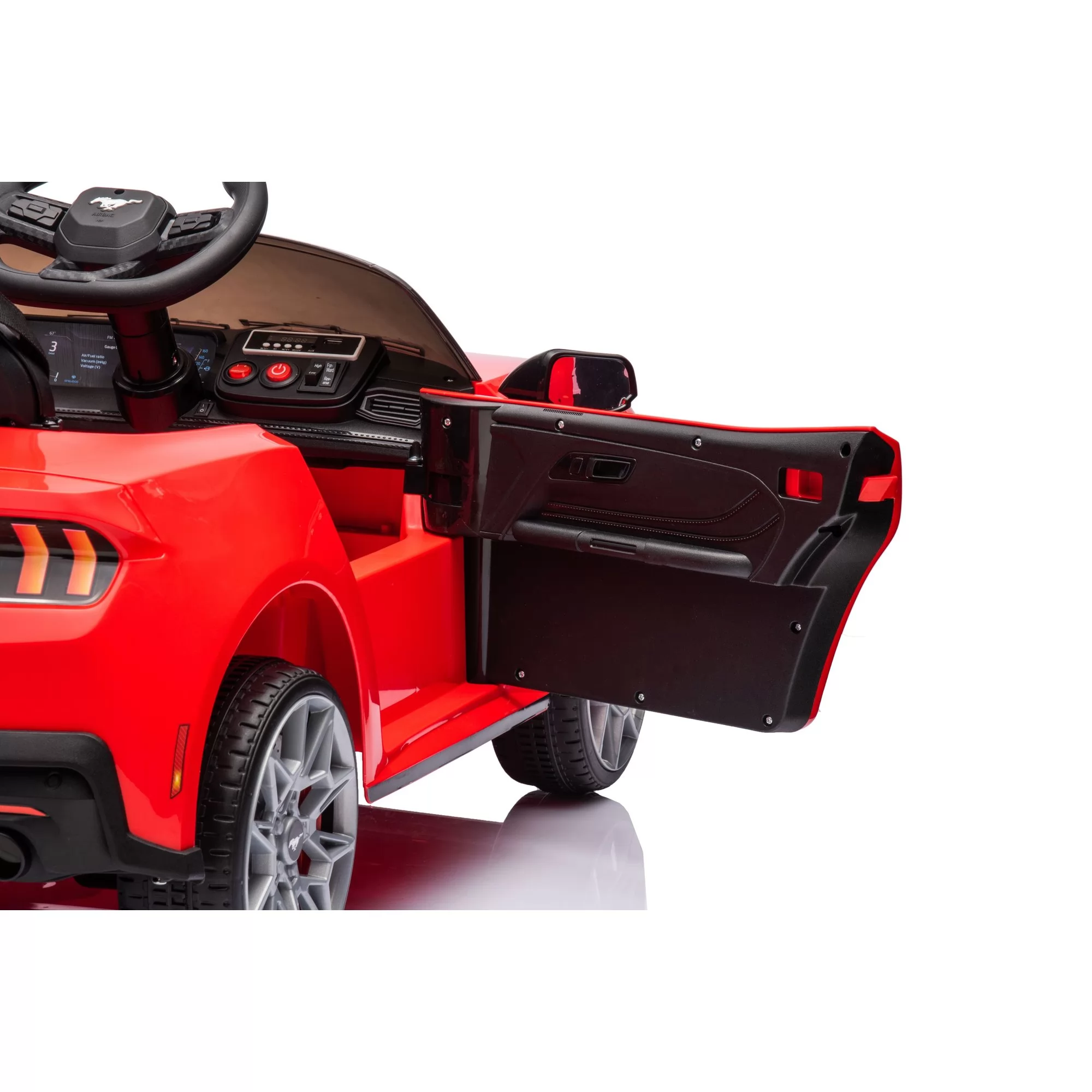 Official Licensed Ford Mustang GT Convertible 12V Ride-On Car with 2.4G Remote, MP3 & 6 Colors