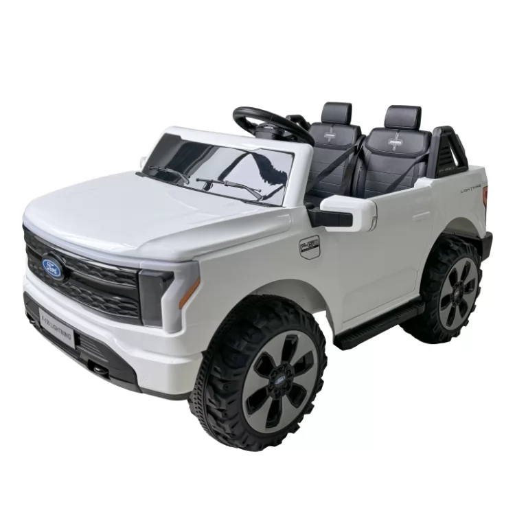 Official Licensed Ford F-150 Lightning Kids Ride-On Pickup 12V with 2.4G Remote, MP3 & Trunk