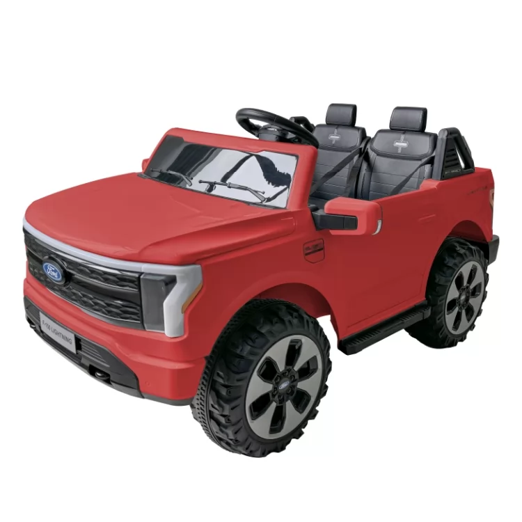 Official Licensed Ford F-150 Lightning Kids Ride-On Pickup 12V with 2.4G Remote, MP3 & Trunk