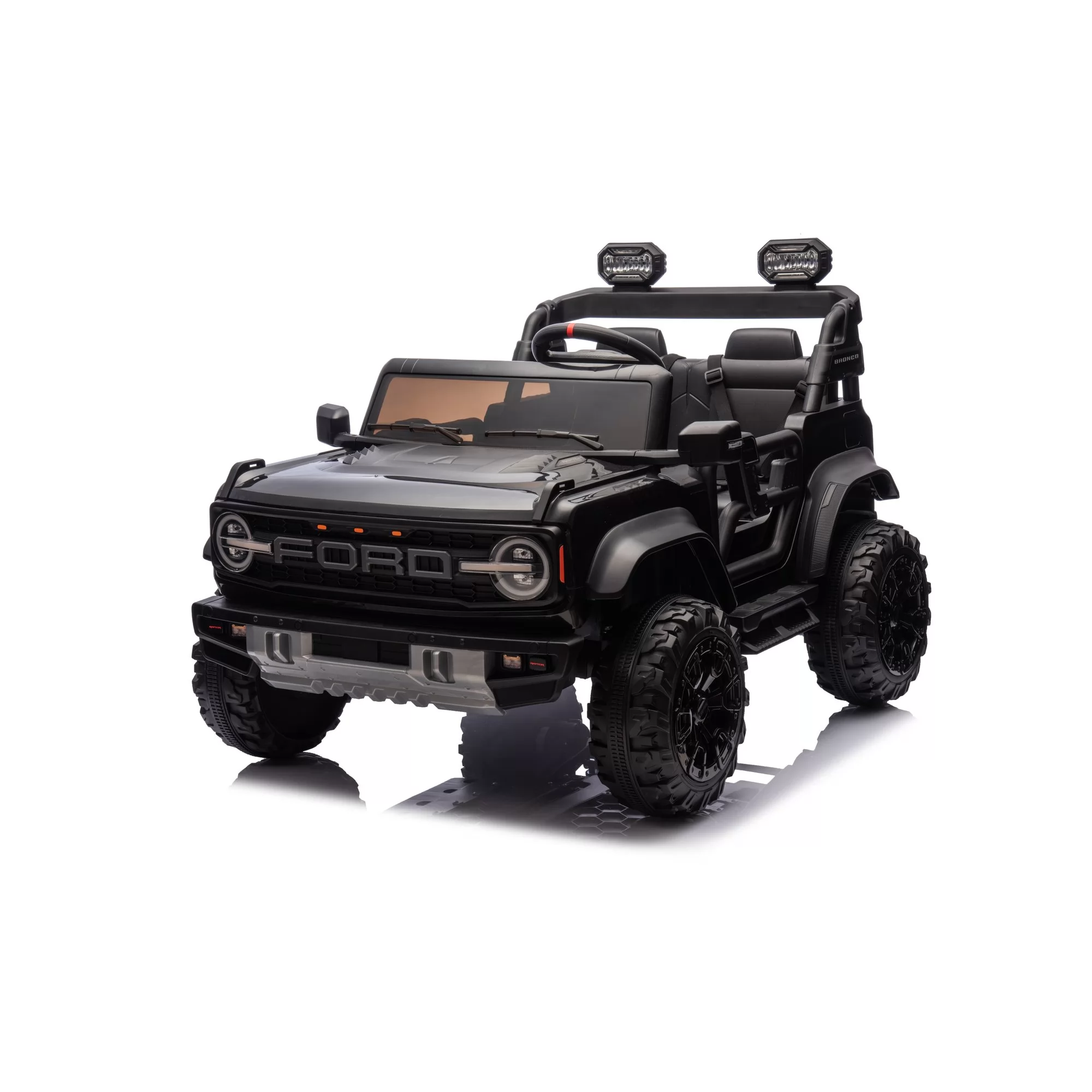 Official Licensed 2023 Ford Bronco Raptor 24V Kids Ride-On SUV with 2.4G Remote, Twin 550# Motors & Off-Road Spring Suspension