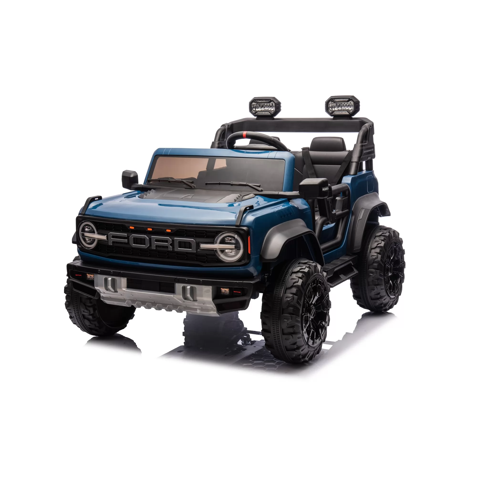 Official Licensed 2023 Ford Bronco Raptor 24V Kids Ride-On SUV with 2.4G Remote, Twin 550# Motors & Off-Road Spring Suspension