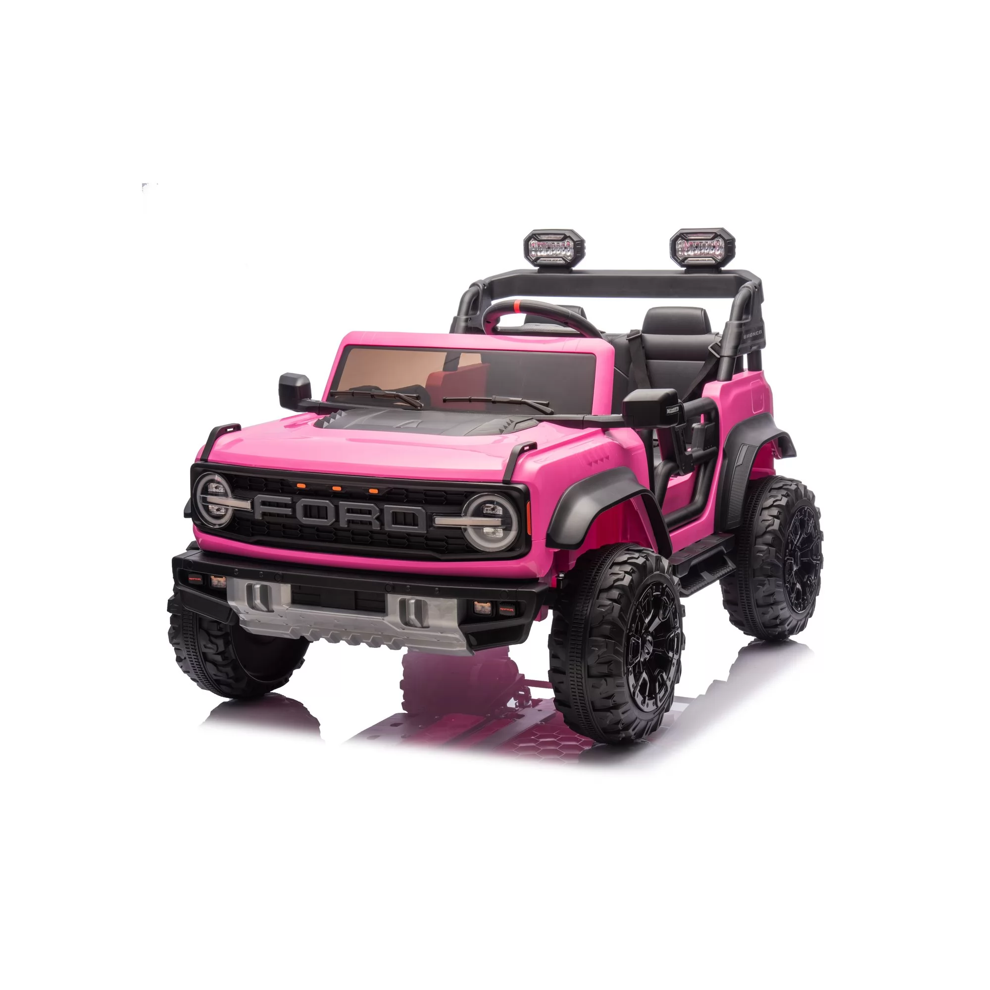 Official Licensed 2023 Ford Bronco Raptor 24V Kids Ride-On SUV with 2.4G Remote, Twin 550# Motors & Off-Road Spring Suspension