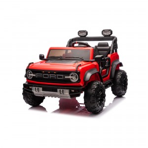 Official Licensed 2023 Ford Bronco Raptor 24V Kids Ride-On SUV with 2.4G Remote, Twin 550# Motors & Off-Road Spring Suspension