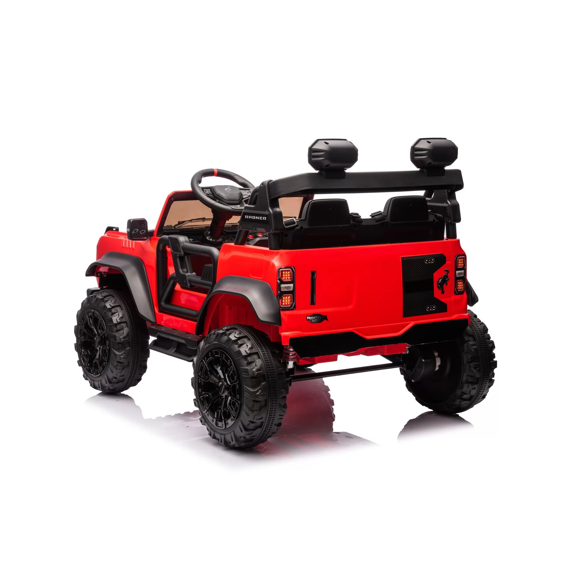 Official Licensed 2023 Ford Bronco Raptor 24V Kids Ride-On SUV with 2.4G Remote, Twin 550# Motors & Off-Road Spring Suspension
