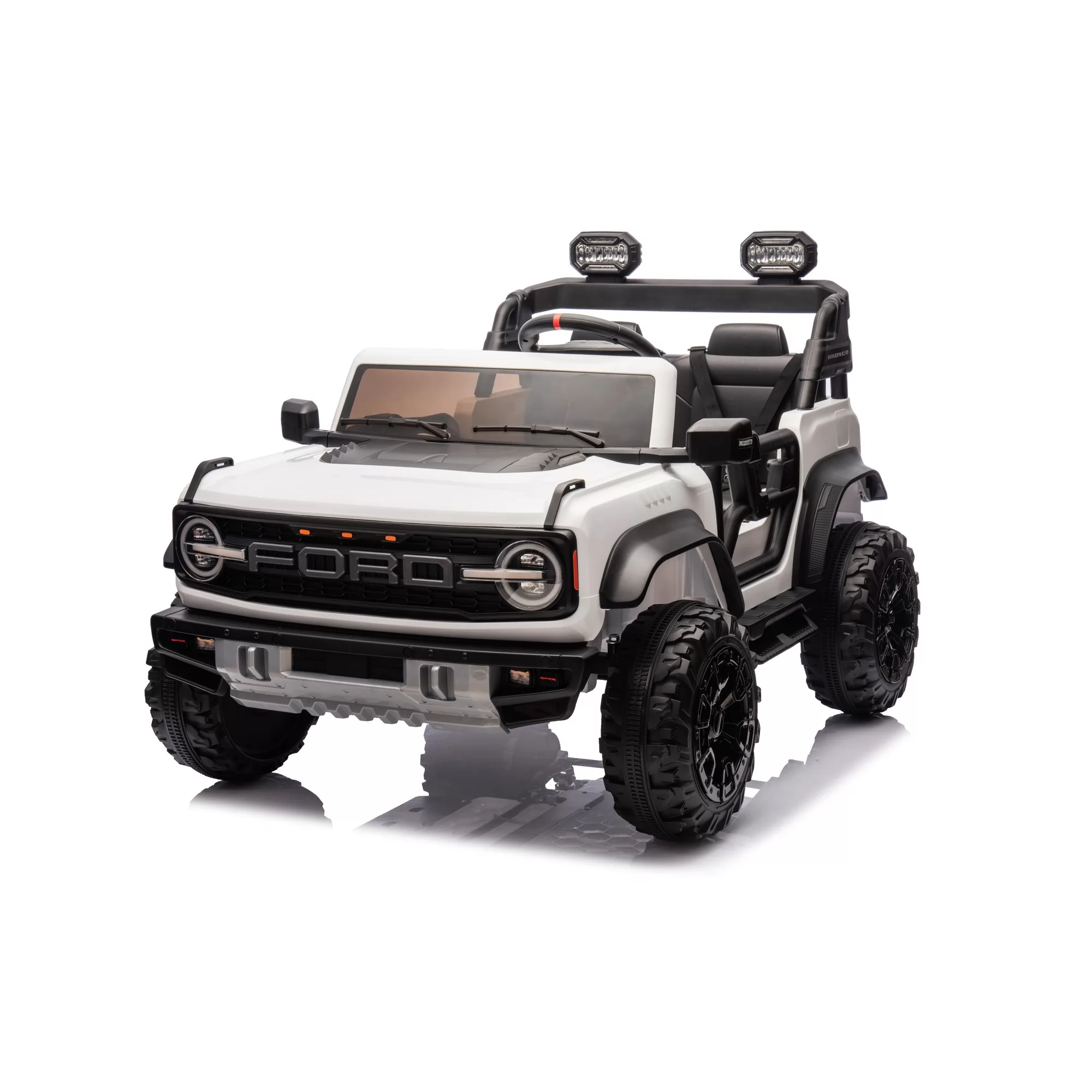 Official Licensed 2023 Ford Bronco Raptor 24V Kids Ride-On SUV with 2.4G Remote, Twin 550# Motors & Off-Road Spring Suspension
