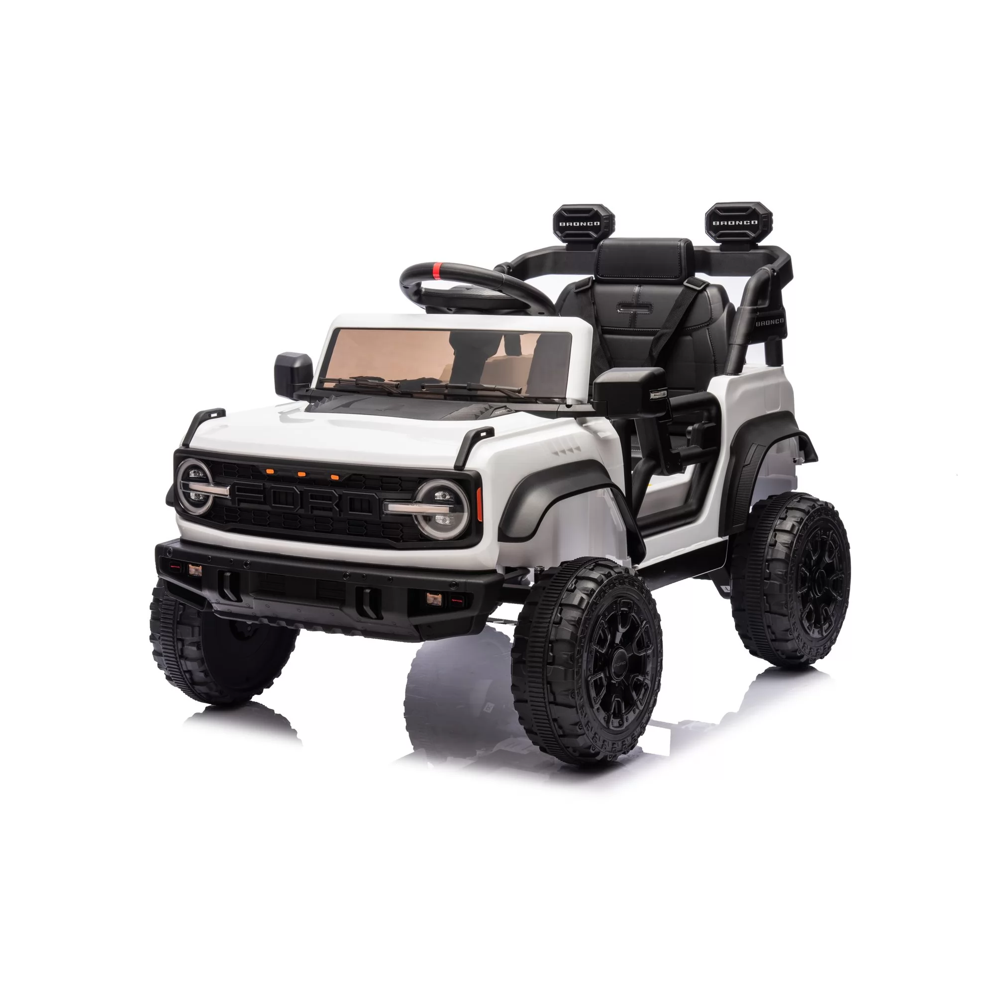 Licensed 2023 Ford Bronco Raptor 12V Kids Ride-On SUV with 2.4G Remote Control, MP3 & Rear-Wheel Suspension Featured Image
