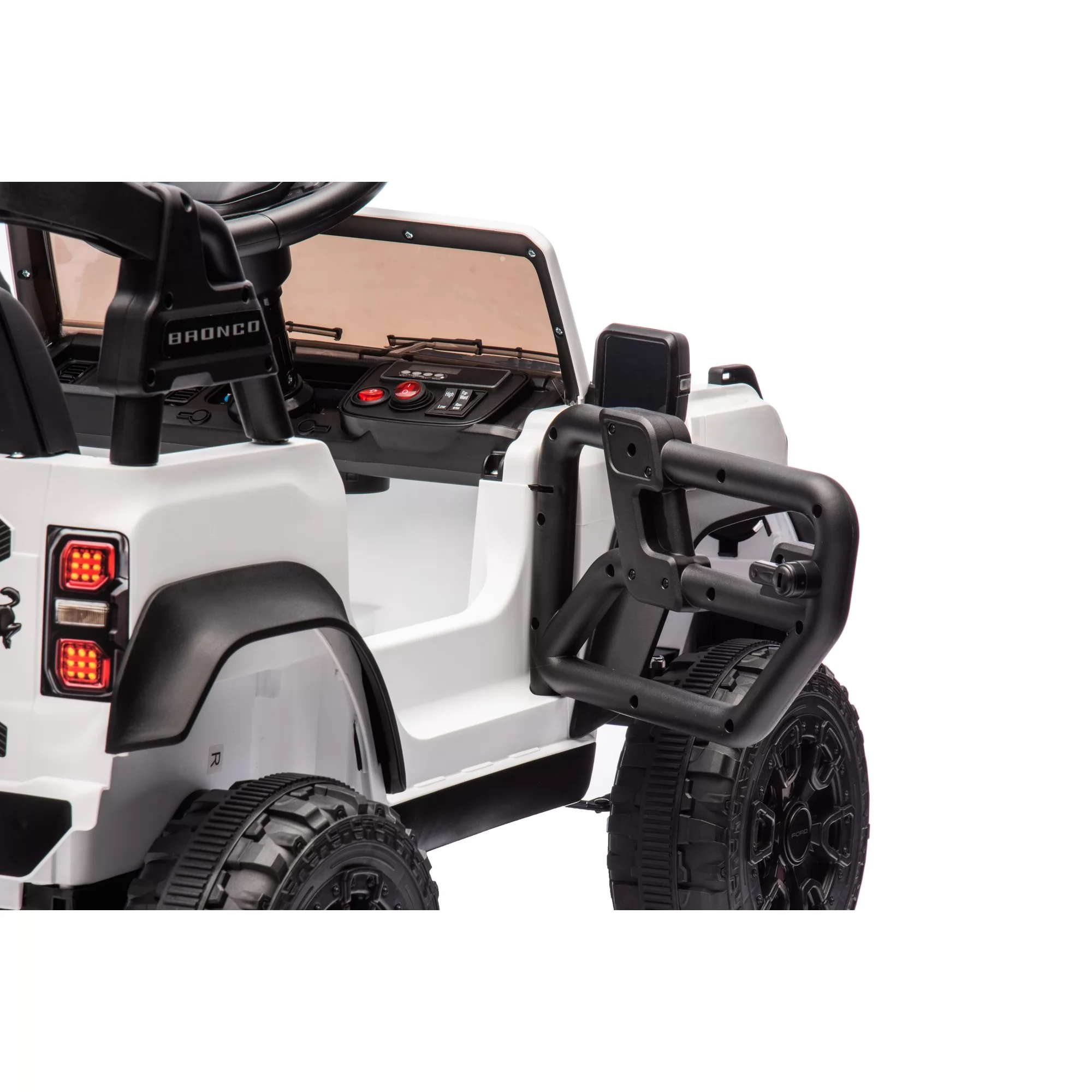 Licensed 2023 Ford Bronco Raptor 12V Kids Ride-On SUV with 2.4G Remote Control, MP3 & Rear-Wheel Suspension