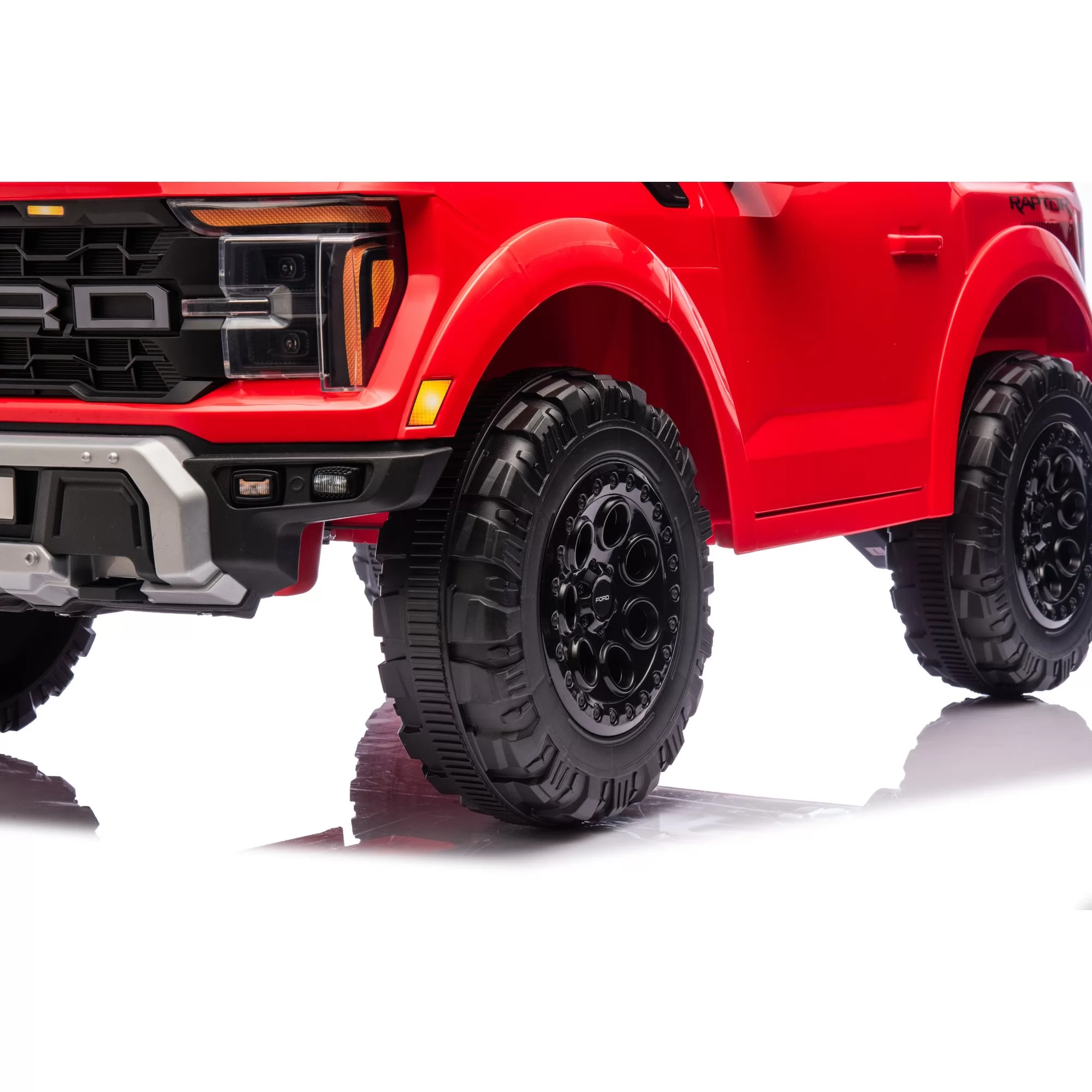 Official Licensed Ford F-150 Raptor 12V Kids Ride-On Pickup Truck with 2.4G Remote and Four-Wheel Suspension