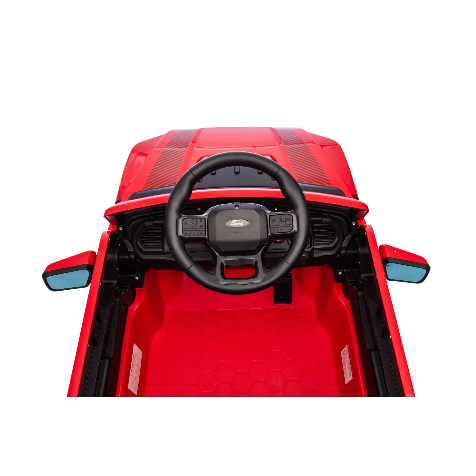 Official Licensed Ford F-150 Raptor 12V Kids Ride-On Pickup Truck with 2.4G Remote and Four-Wheel Suspension