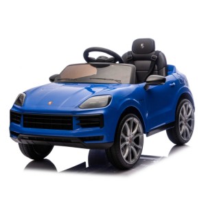 Official Licensed Porsche Cayenne Kids Ride-On Car 12V with 2.4G Remote, Soft Start & 4-Wheel Suspension