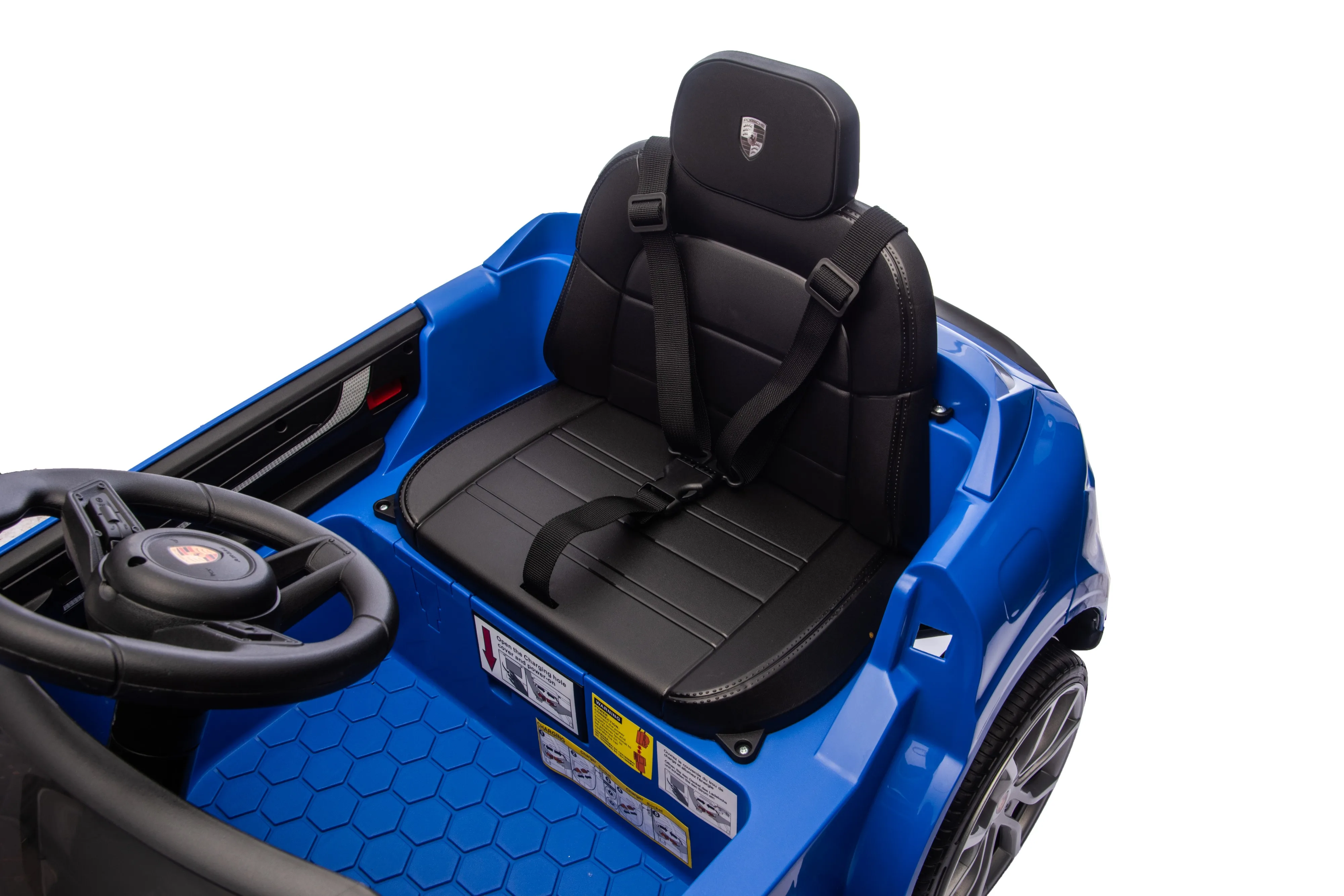 Official Licensed Porsche Cayenne Kids Ride-On Car 12V with 2.4G Remote, Soft Start & 4-Wheel Suspension