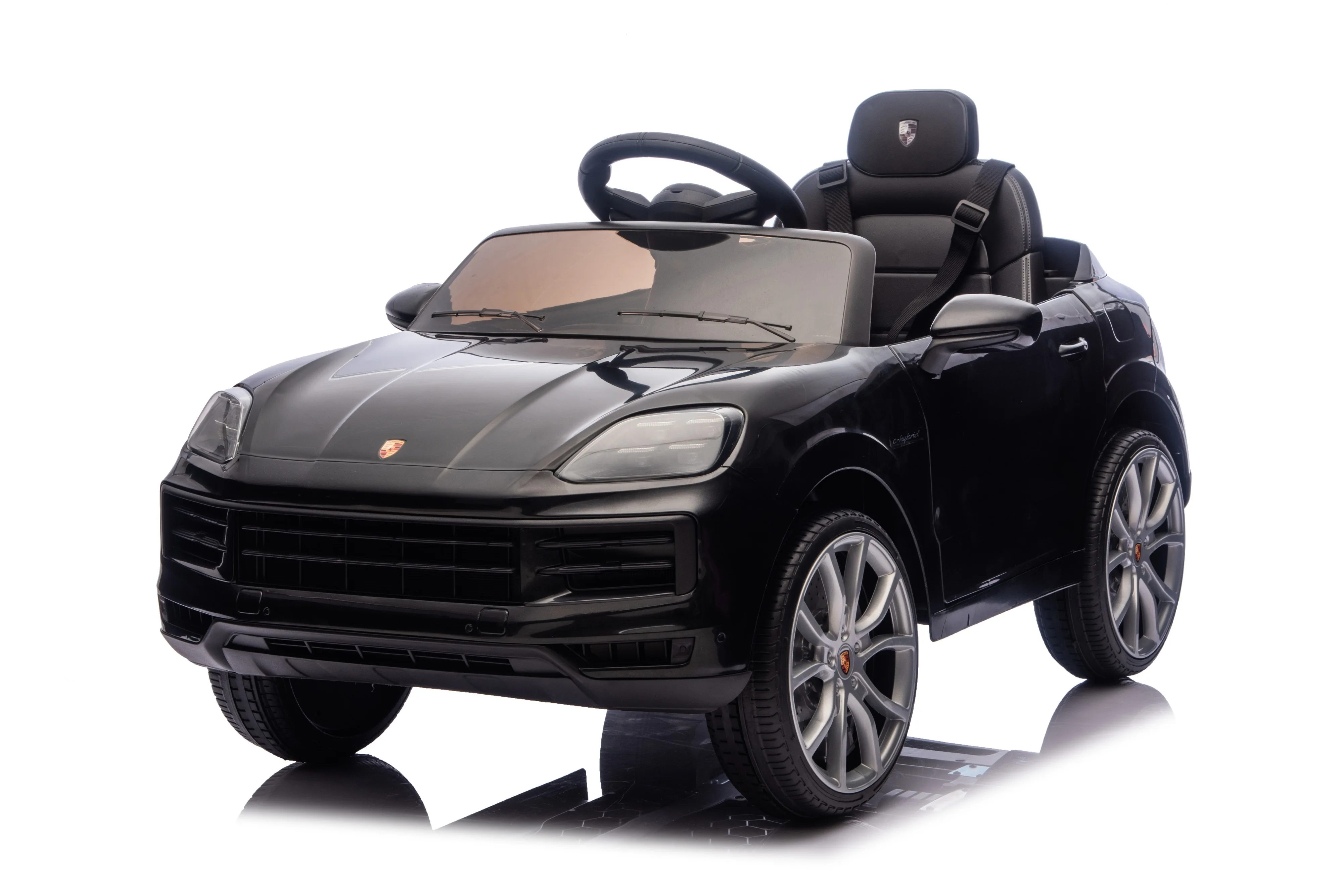Official Licensed Porsche Cayenne Kids Ride-On Car 12V with 2.4G Remote, Soft Start & 4-Wheel Suspension