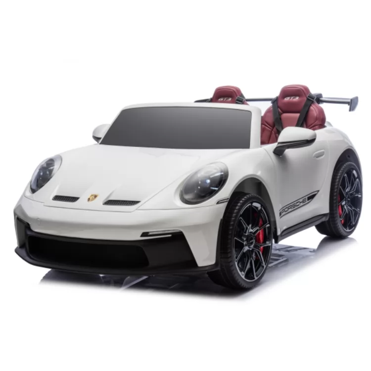 Official Licensed Porsche 911 GT3 Kids Ride-On Car 12V/24V with Spring Suspension, LED Lights & MP3