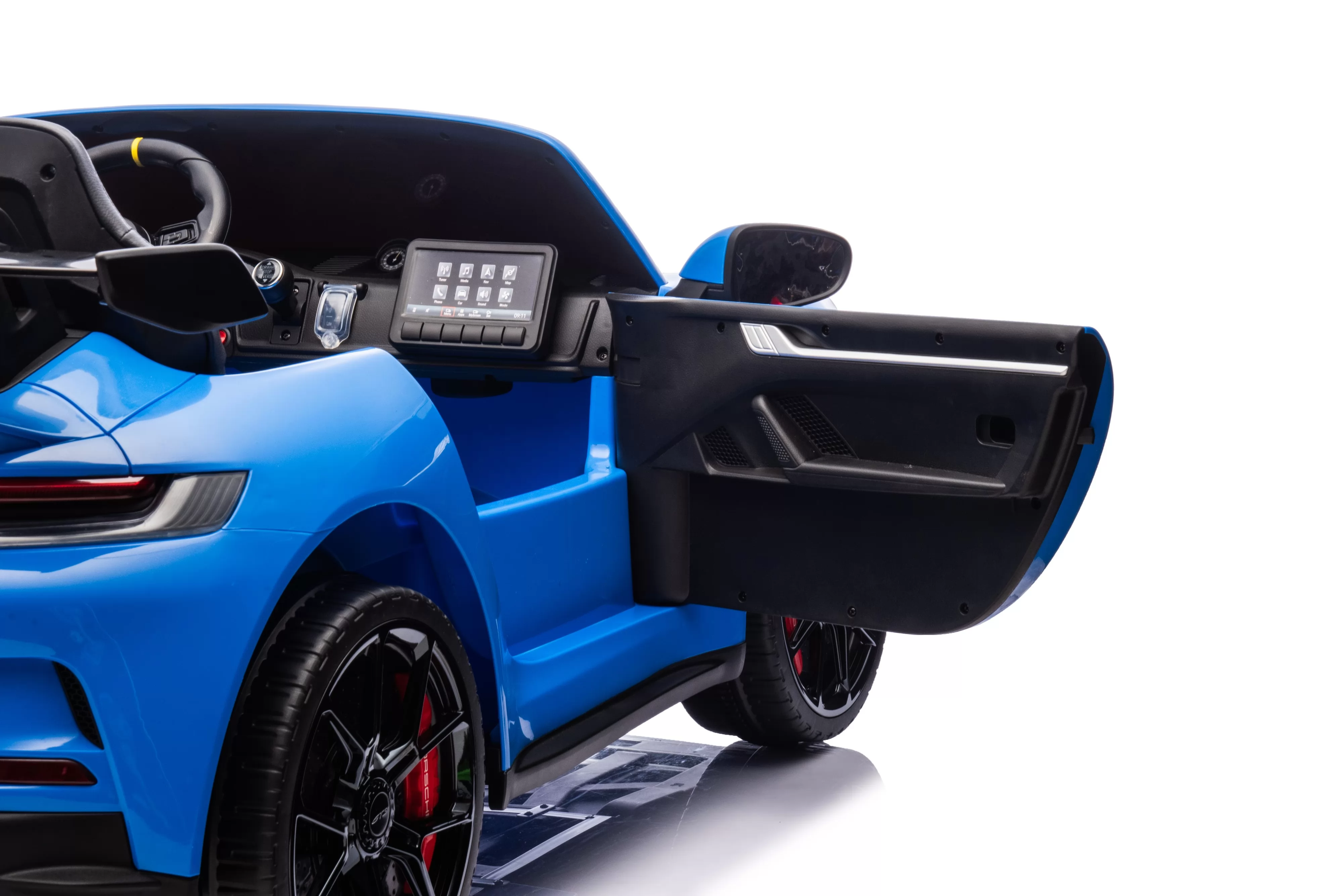 Official Licensed Porsche 911 GT3 Kids Ride-On Car 12V/24V with Spring Suspension, LED Lights & MP3