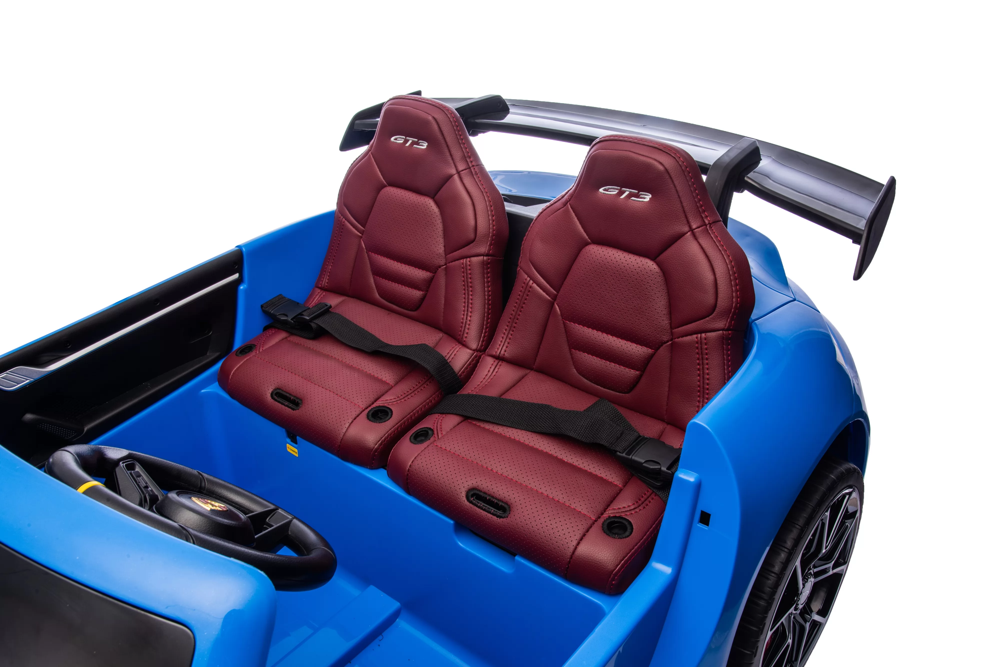 Official Licensed Porsche 911 GT3 Kids Ride-On Car 12V/24V with Spring Suspension, LED Lights & MP3