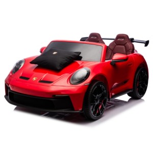 Official Licensed Porsche 911 GT3 Kids Ride-On Car 12V/24V with Spring Suspension, LED Lights & MP3