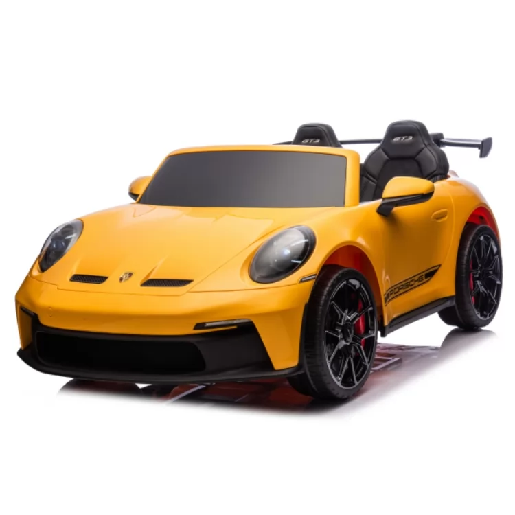 Official Licensed Porsche 911 GT3 Kids Ride-On Car 12V/24V with Spring Suspension, LED Lights & MP3