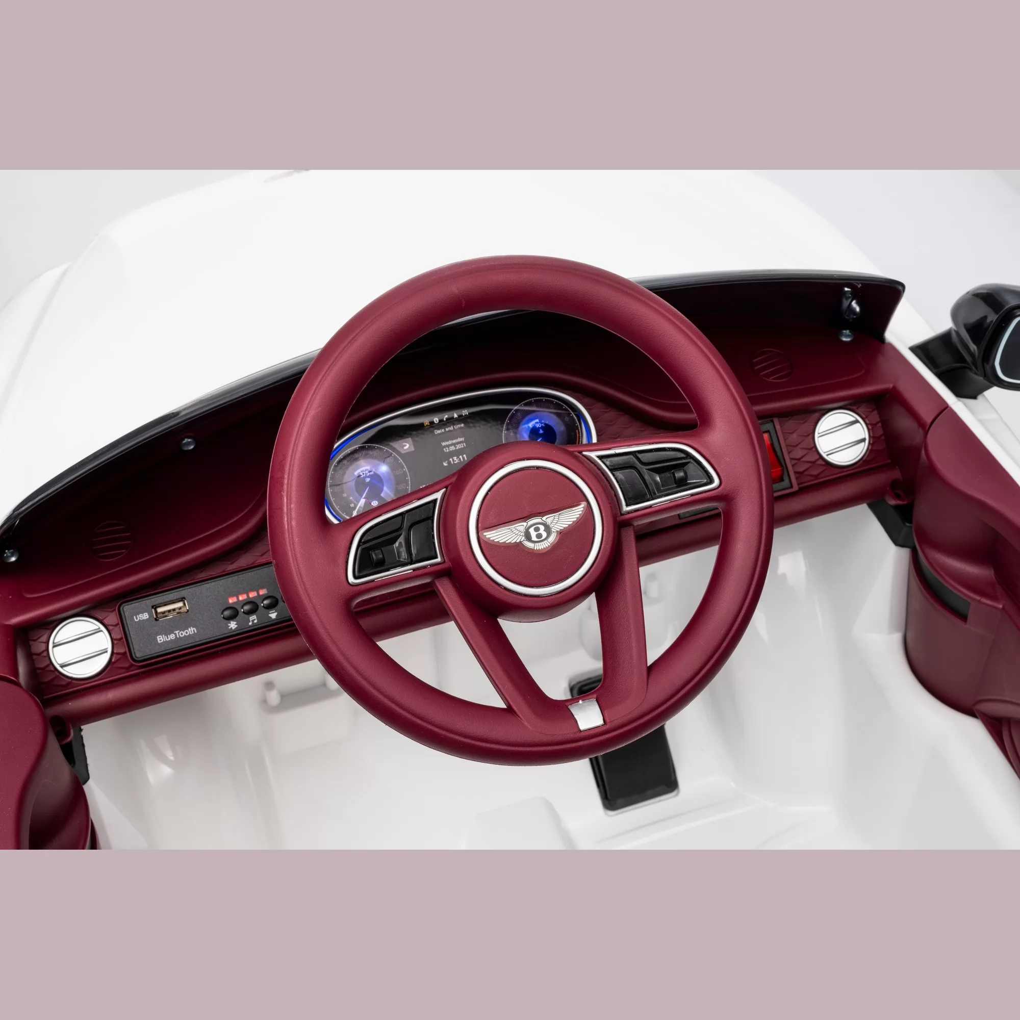 Official Licensed Bentley Bentayga S Kids Ride-On Car 12V with Remote Control, Openable Doors & MP3 Player