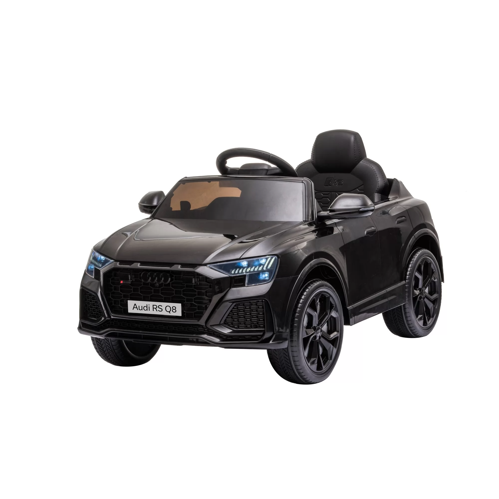 Official Licensed Audi RS Q8 Kids Ride-On Car 12V with 2.4G Remote Control, MP3 Music & Four-Wheel Suspension