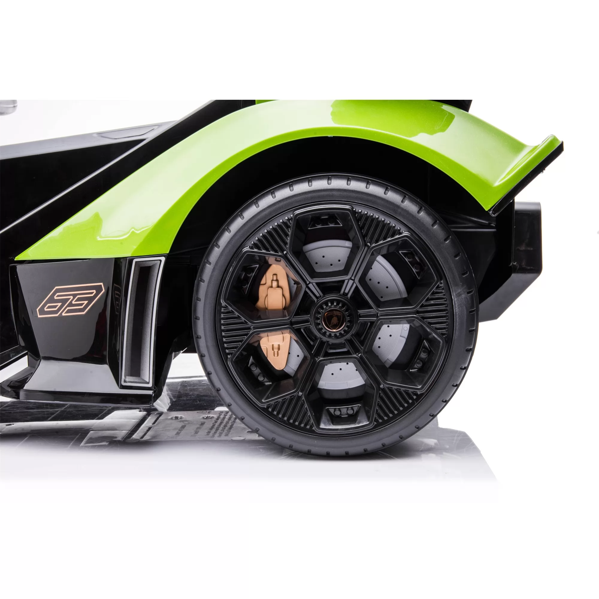 Official Licensed Lamborghini V12 Vision GT Kids Ride-On Car 12V with 2.4G Remote, LED Lights and GT Racing Styling