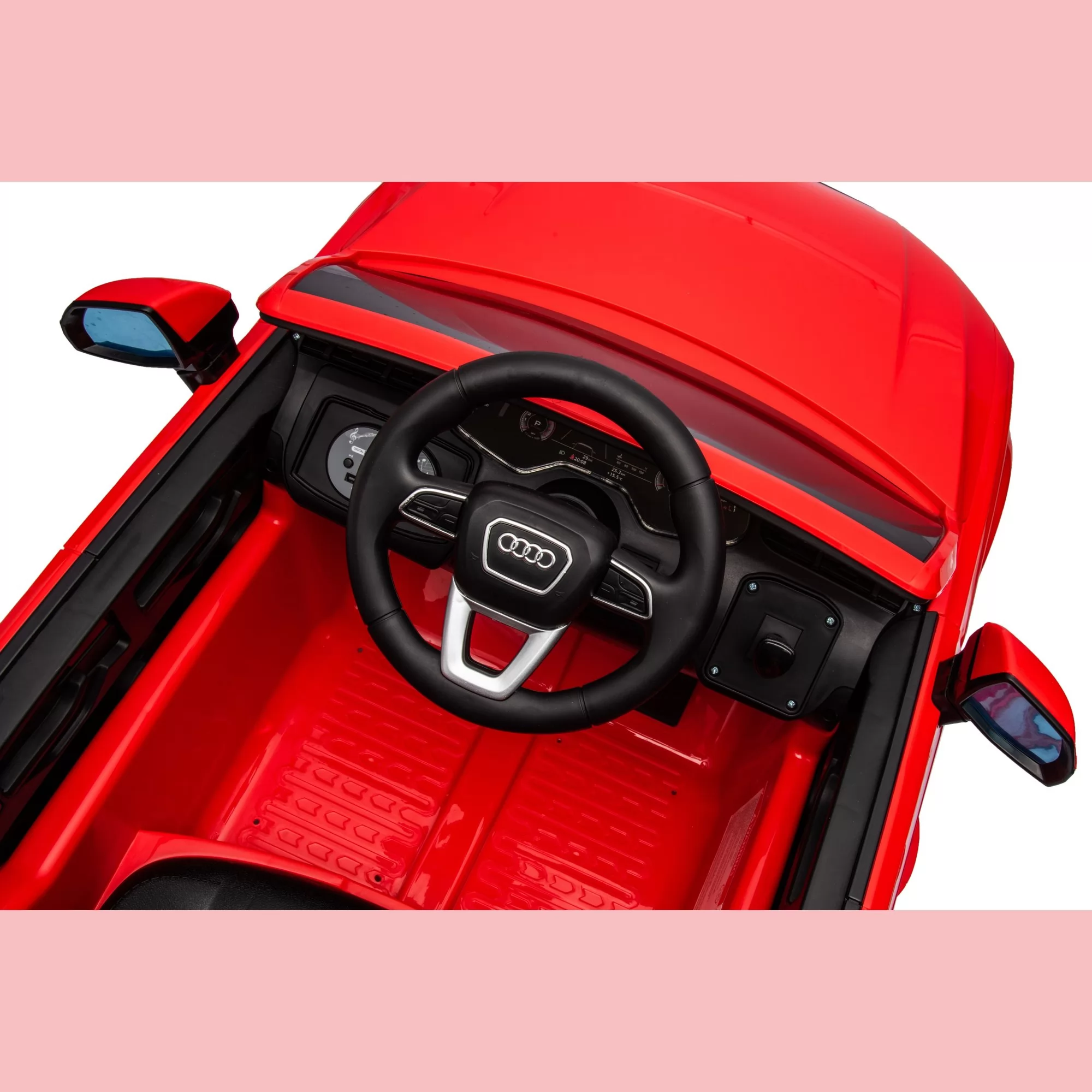 Official Licensed Audi Q7 Kids Ride-On Car 12V with 2.4G Remote Control, Two Openable Doors & Four-Wheel Suspension