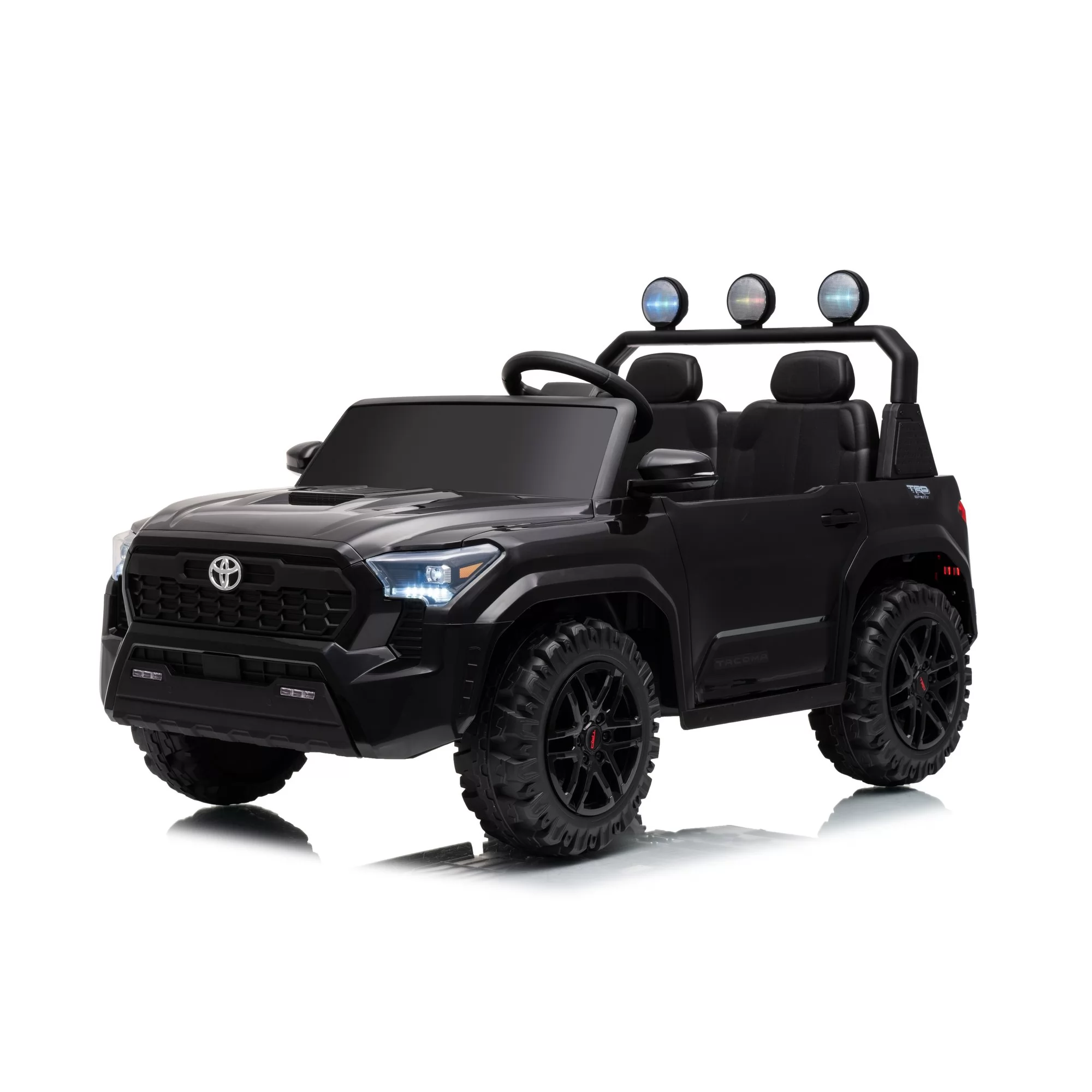 Official Licensed Toyota Tacoma Two-Seater Kids Ride-On Truck 12V/24V with 2.4G Remote Control, LED Light Bar & Openable Doors