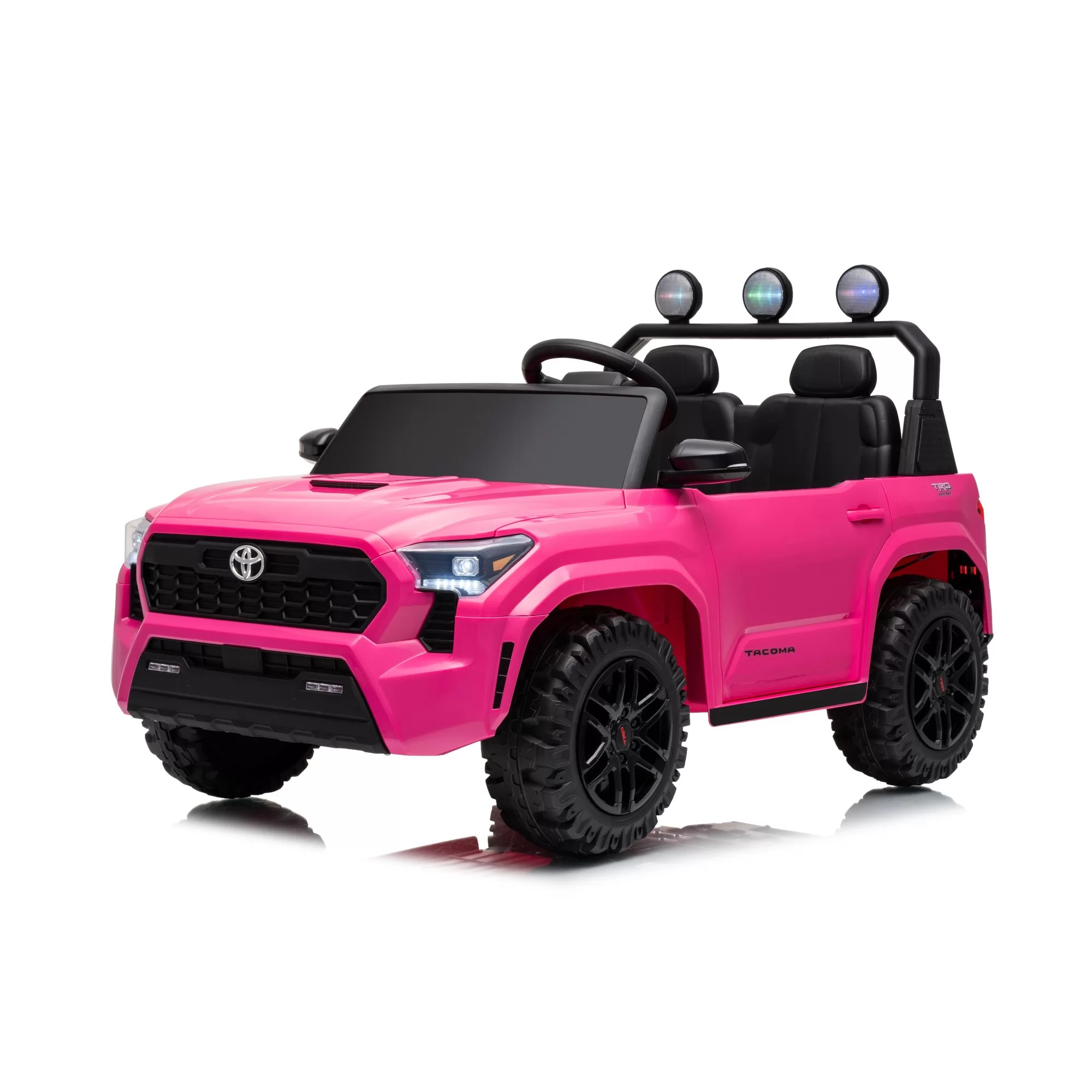 Official Licensed Toyota Tacoma Two-Seater Kids Ride-On Truck 12V/24V with 2.4G Remote Control, LED Light Bar & Openable Doors