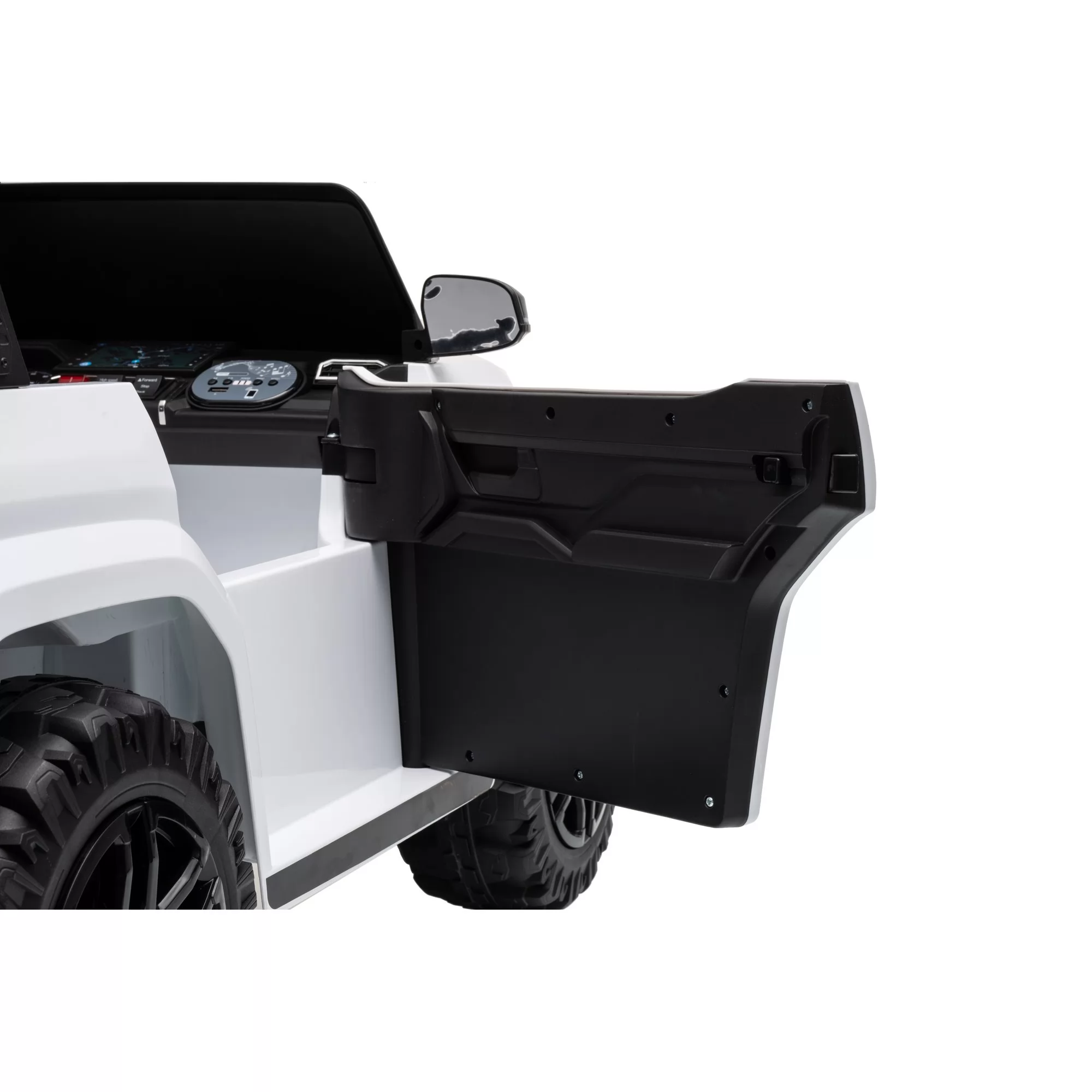 Official Licensed Toyota Tacoma Two-Seater Kids Ride-On Truck 12V/24V with 2.4G Remote Control, LED Light Bar & Openable Doors