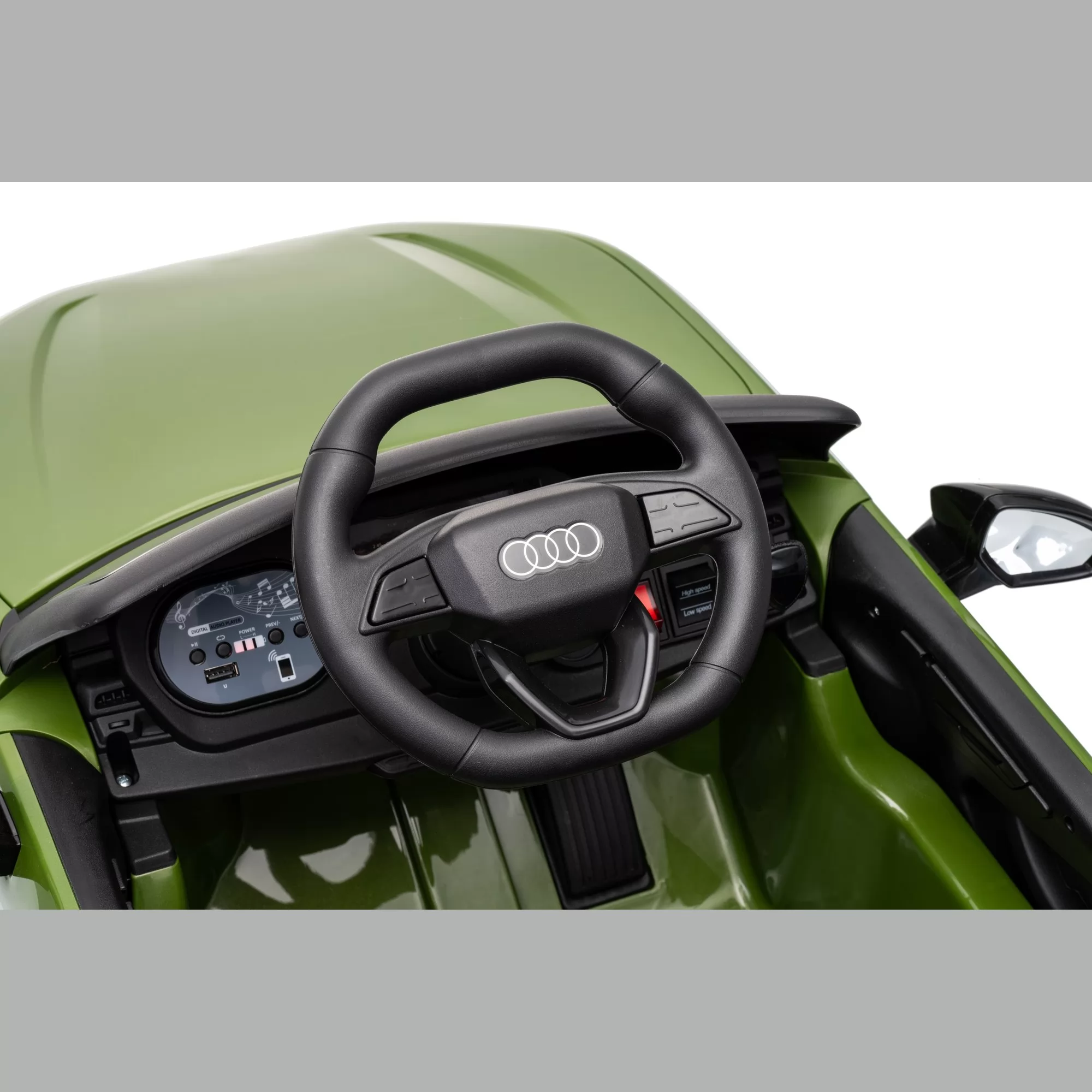 Audi A5L Licensed Kids Ride On Car 6V/12V Electric with 2.4G Remote Control and Openable Doors