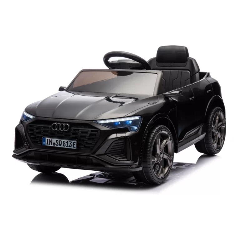Official Licensed Audi SQ8 Kids Ride-On Car 12V with 2.4G Remote Control, Four-Wheel Shock Absorption & Pull Rod