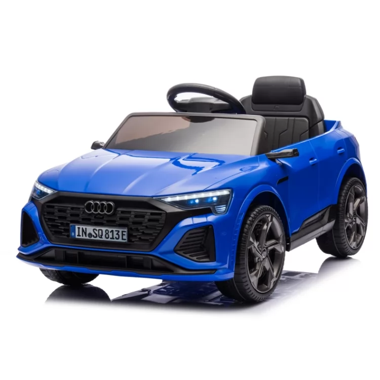 Official Licensed Audi SQ8 Kids Ride-On Car 12V with 2.4G Remote Control, Four-Wheel Shock Absorption & Pull Rod