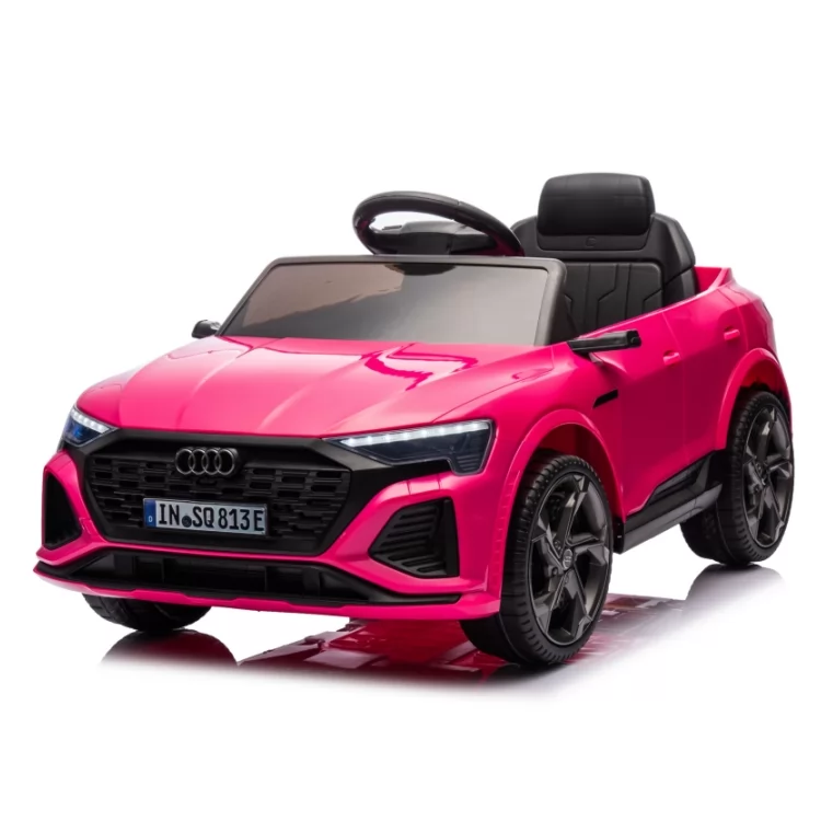 Official Licensed Audi SQ8 Kids Ride-On Car 12V with 2.4G Remote Control, Four-Wheel Shock Absorption & Pull Rod