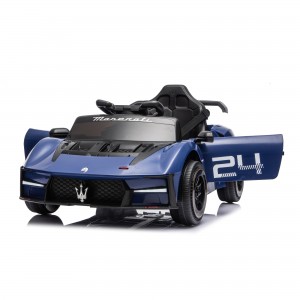 Official Licensed Maserati Kids Race Car Ride-On with 2.4G Remote, Butterfly Doors & Bluetooth