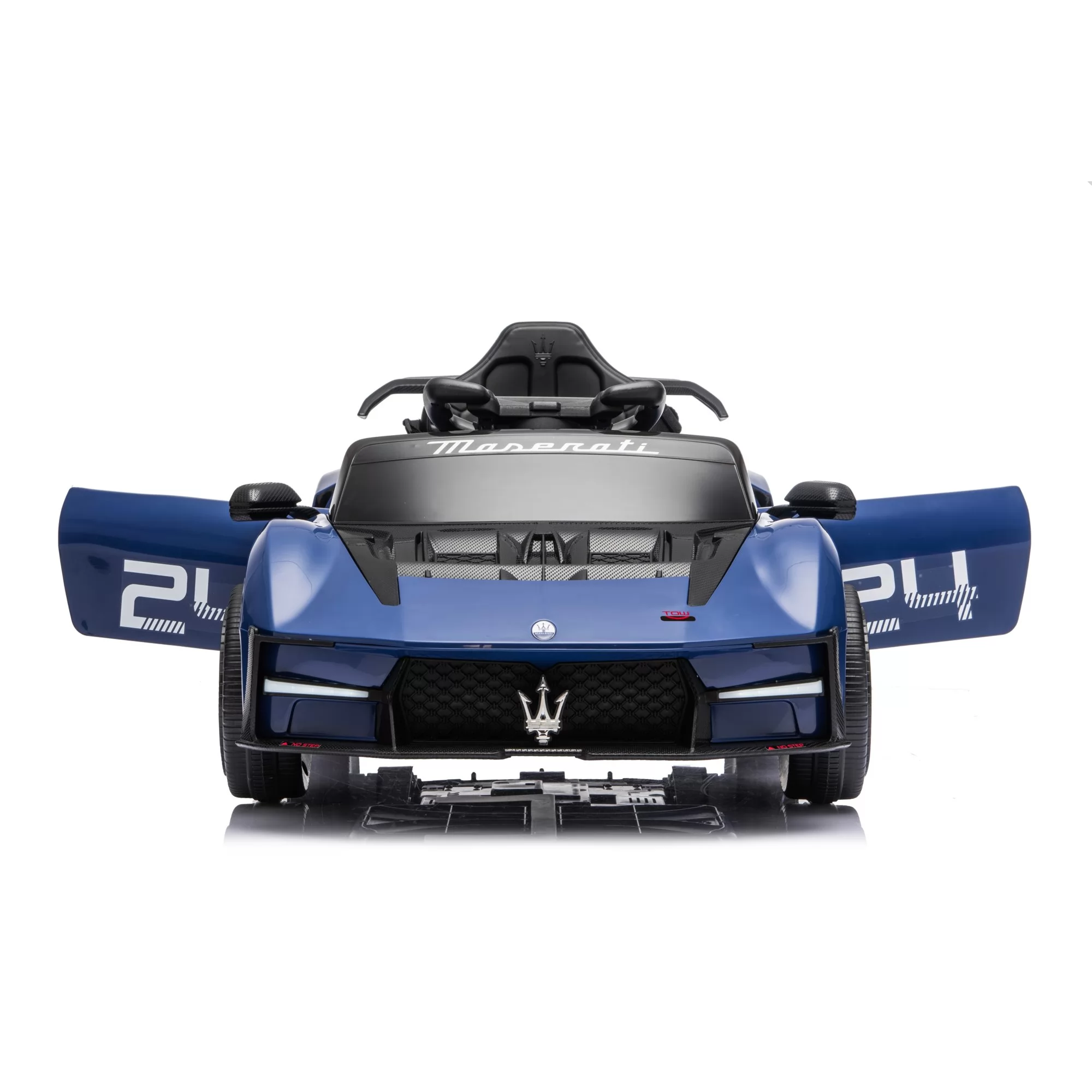 Official Licensed Maserati Kids Race Car Ride-On with 2.4G Remote, Butterfly Doors & Bluetooth