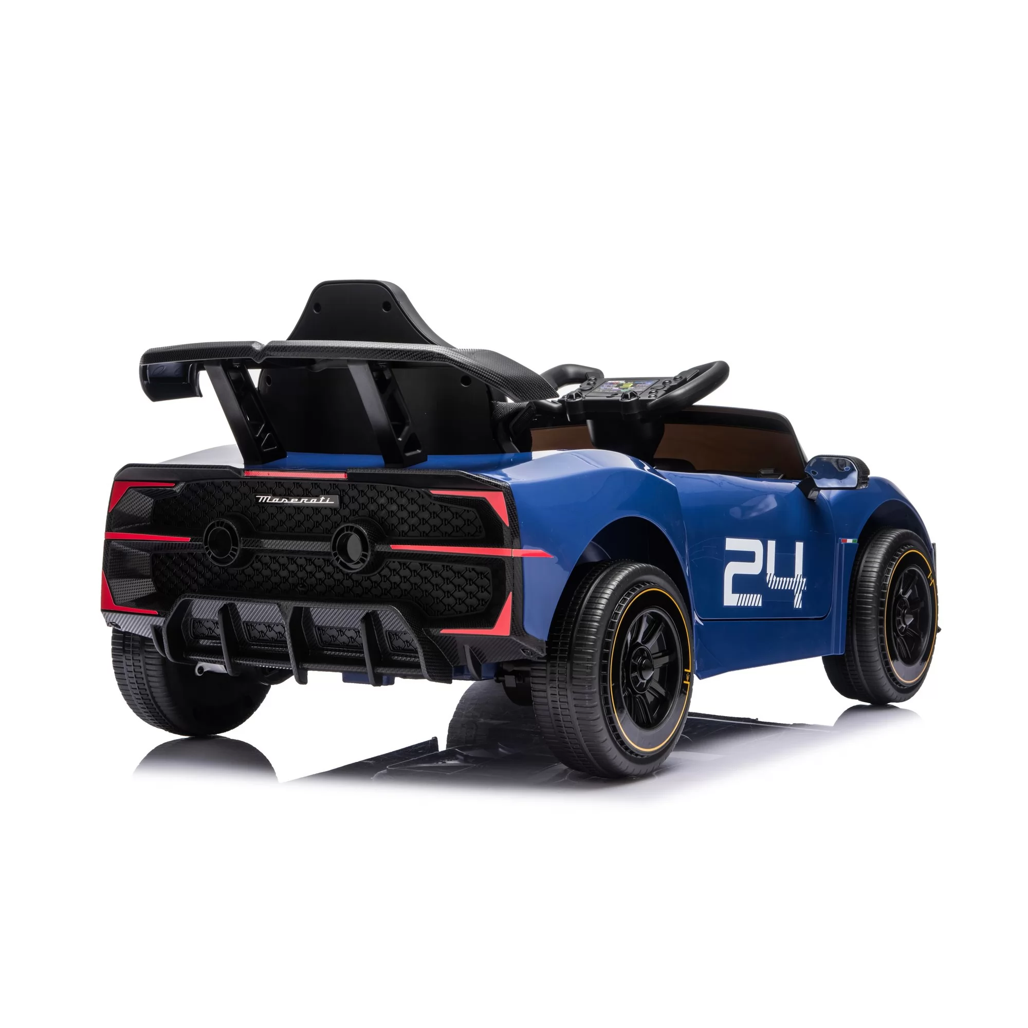 Official Licensed Maserati Kids Race Car Ride-On with 2.4G Remote, Butterfly Doors & Bluetooth