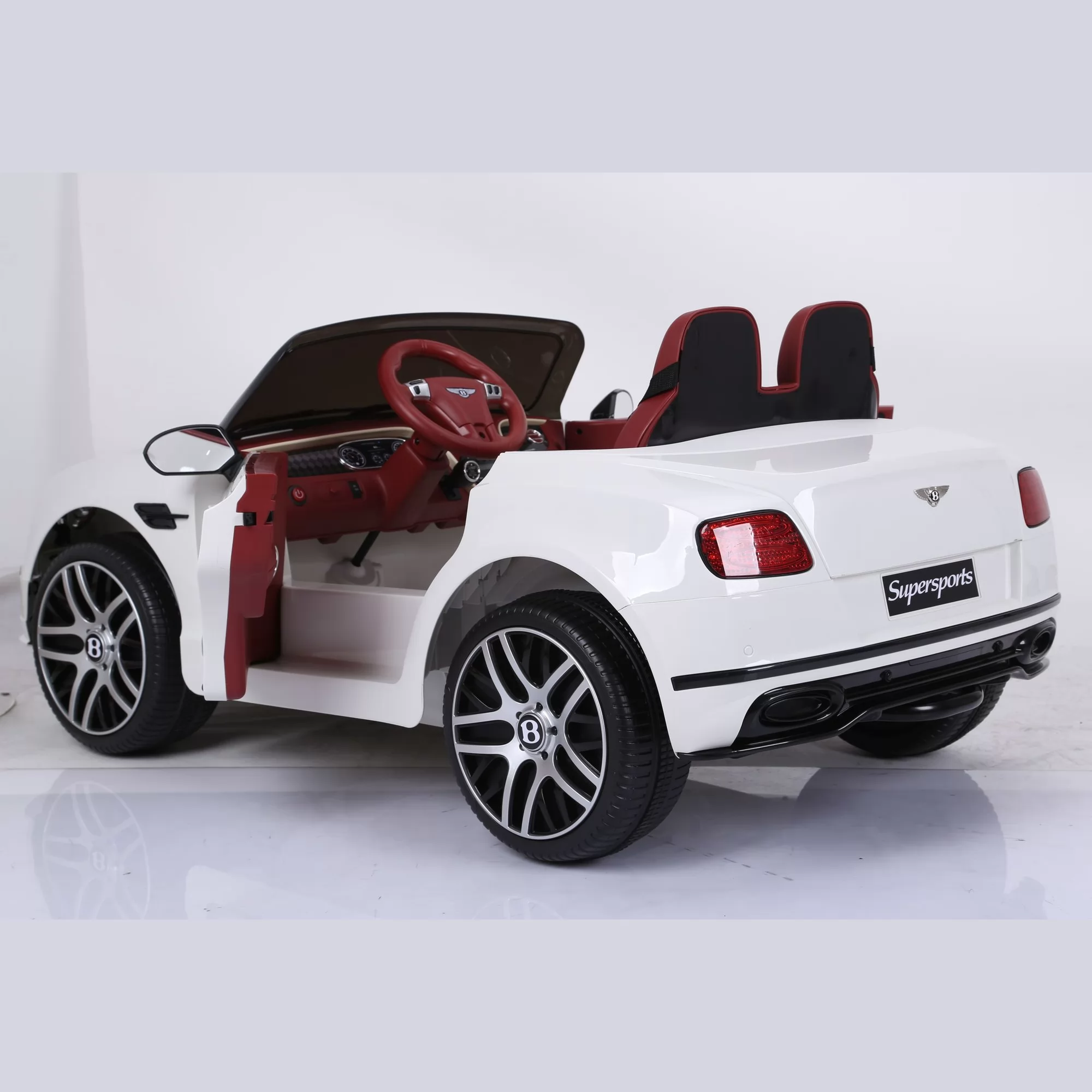 Official Licensed Bentley Continental Supersports 6V Kids Ride-On Car with 2.4G Remote, MP3/USB & Opening Doors