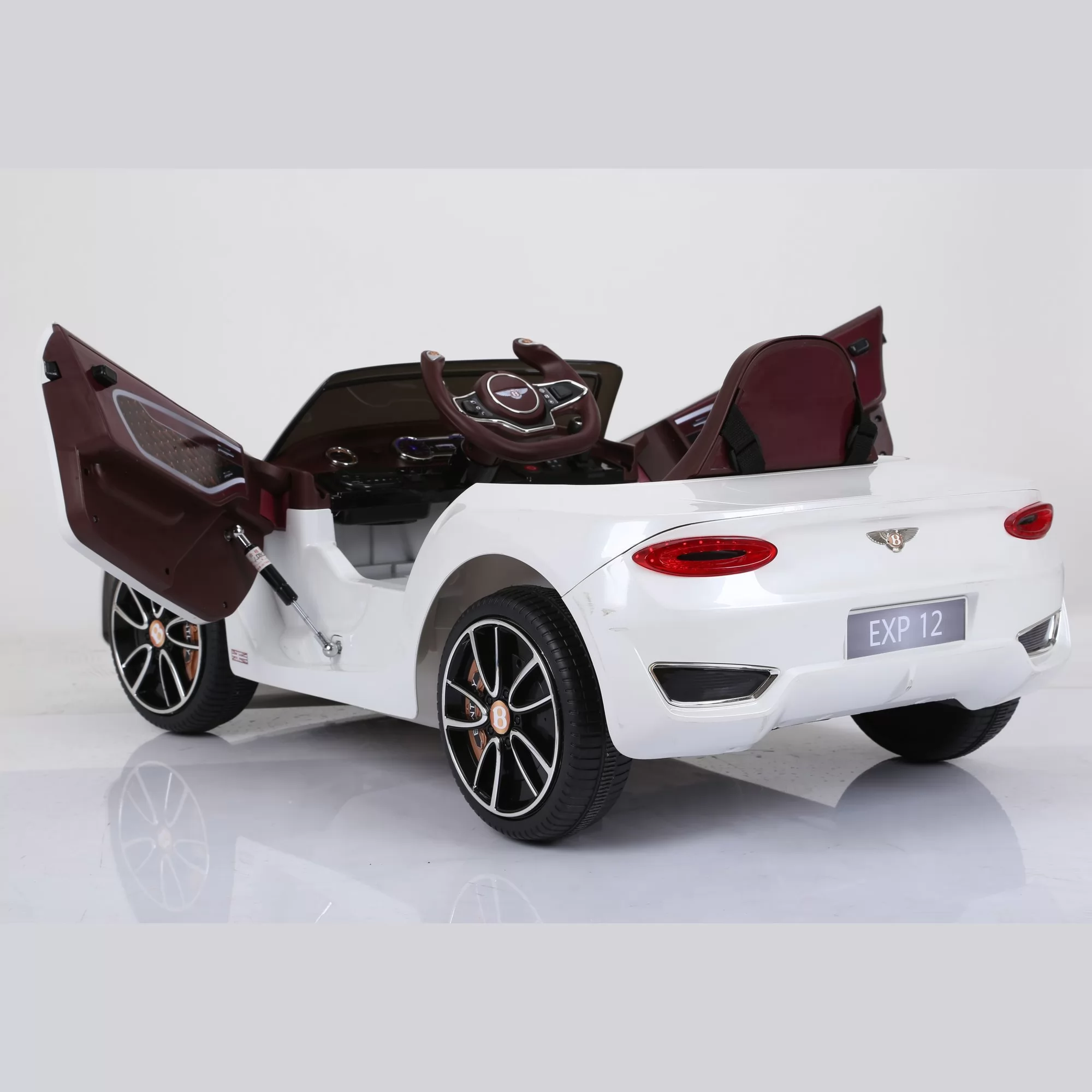 Official Licensed Bentley EXP12 6V Ride-On Car with 2.4G Remote, Music Dashboard & Opening Doors