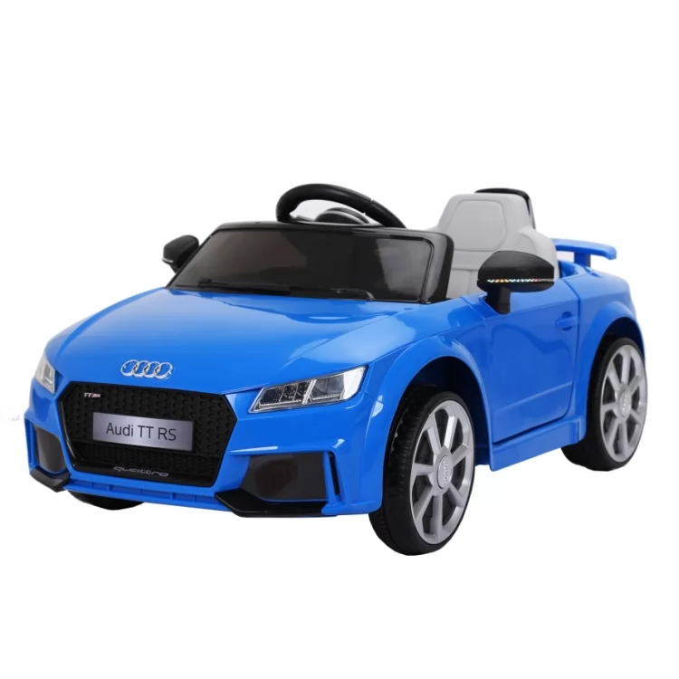 Official Licensed Audi TT RS Kids Ride-On Car 6V with 2.4G Remote Control, Single-Seat Roadster Design