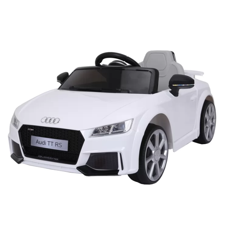 Official Licensed Audi TT RS Kids Ride-On Car 6V with 2.4G Remote Control, Single-Seat Roadster Design