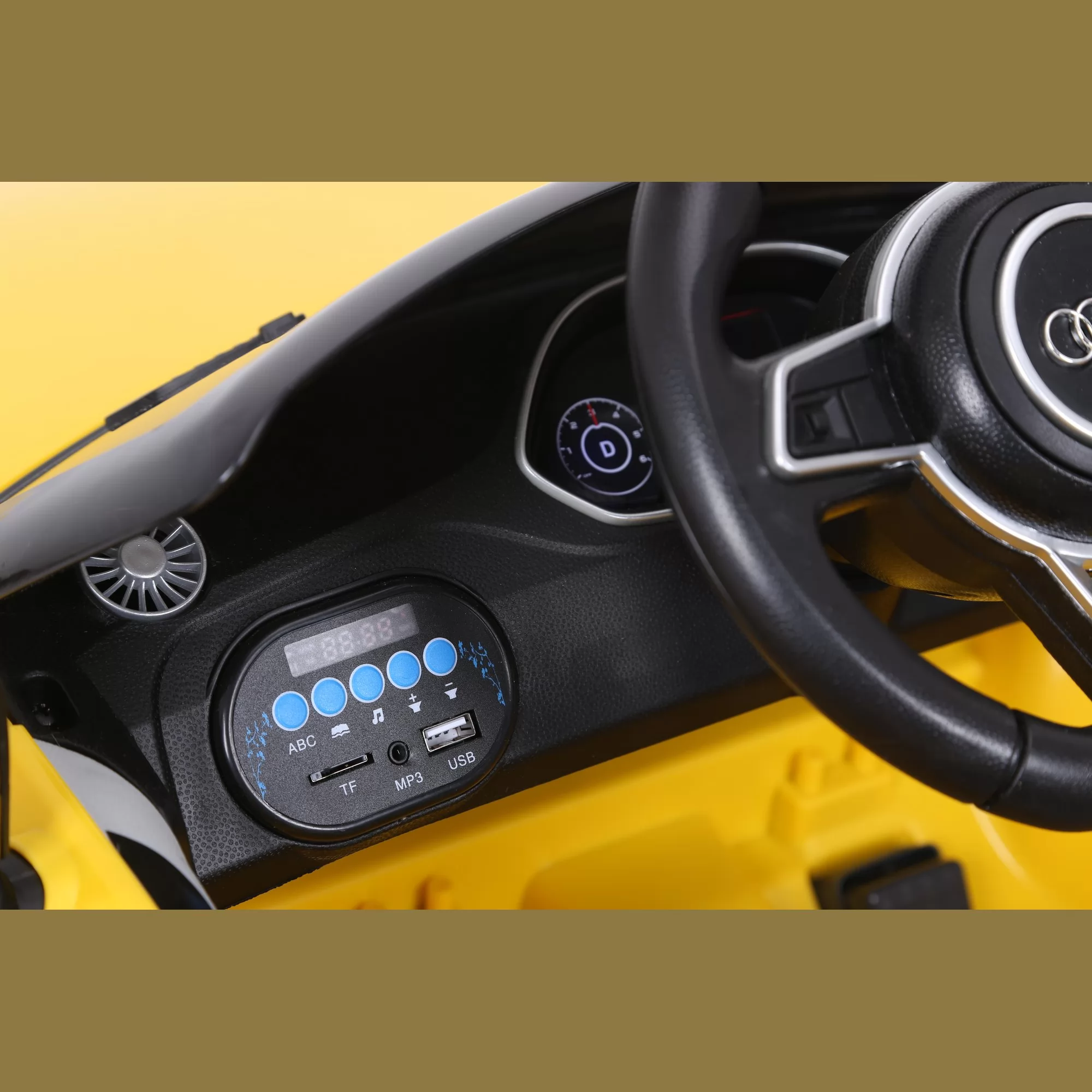 Official Licensed Audi TT RS Kids Ride-On Car 6V with 2.4G Remote Control, Single-Seat Roadster Design