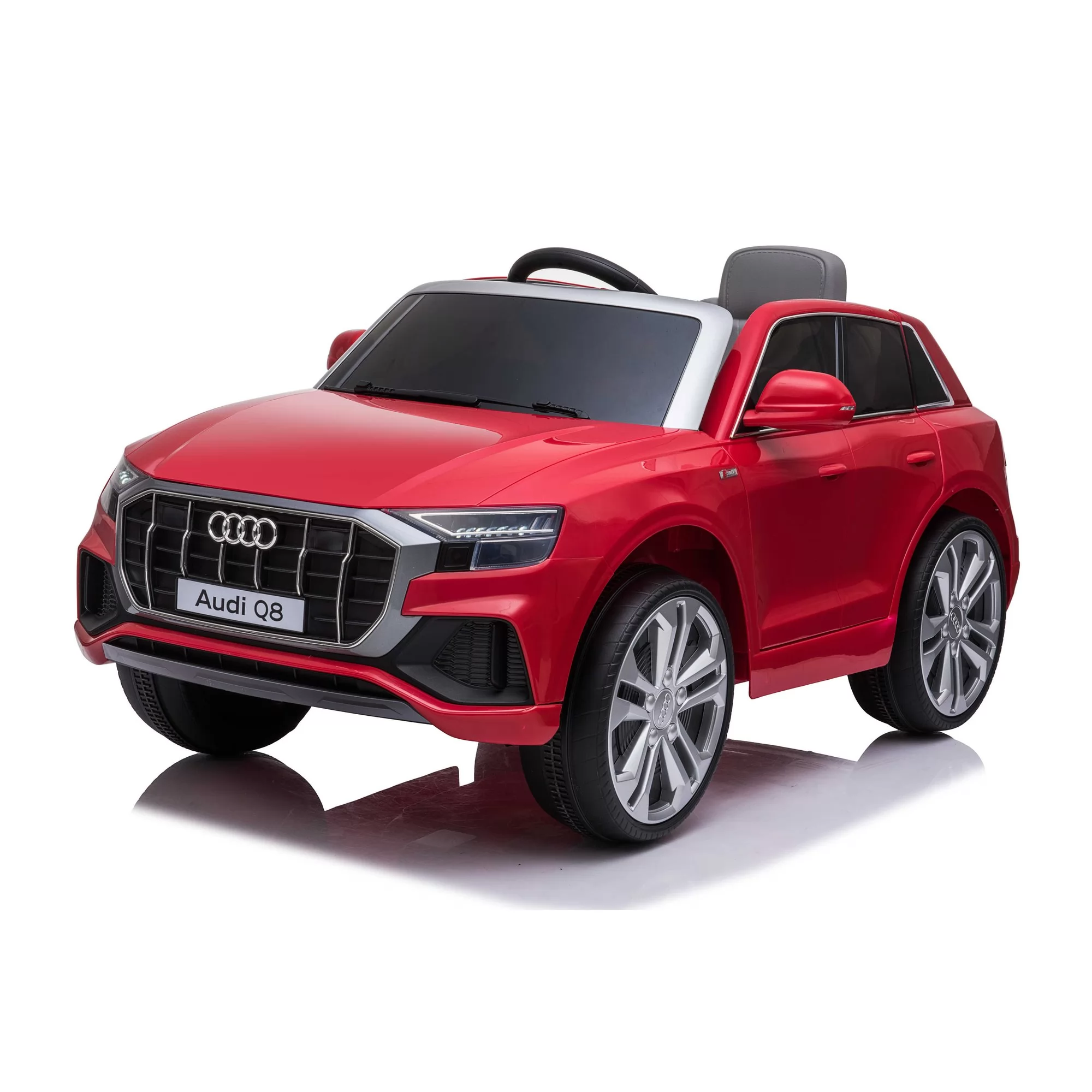Official Licensed Audi Q8 Kids Ride-On Car 6V with 2.4G Remote Control, Dual Battery Options & LED Lights